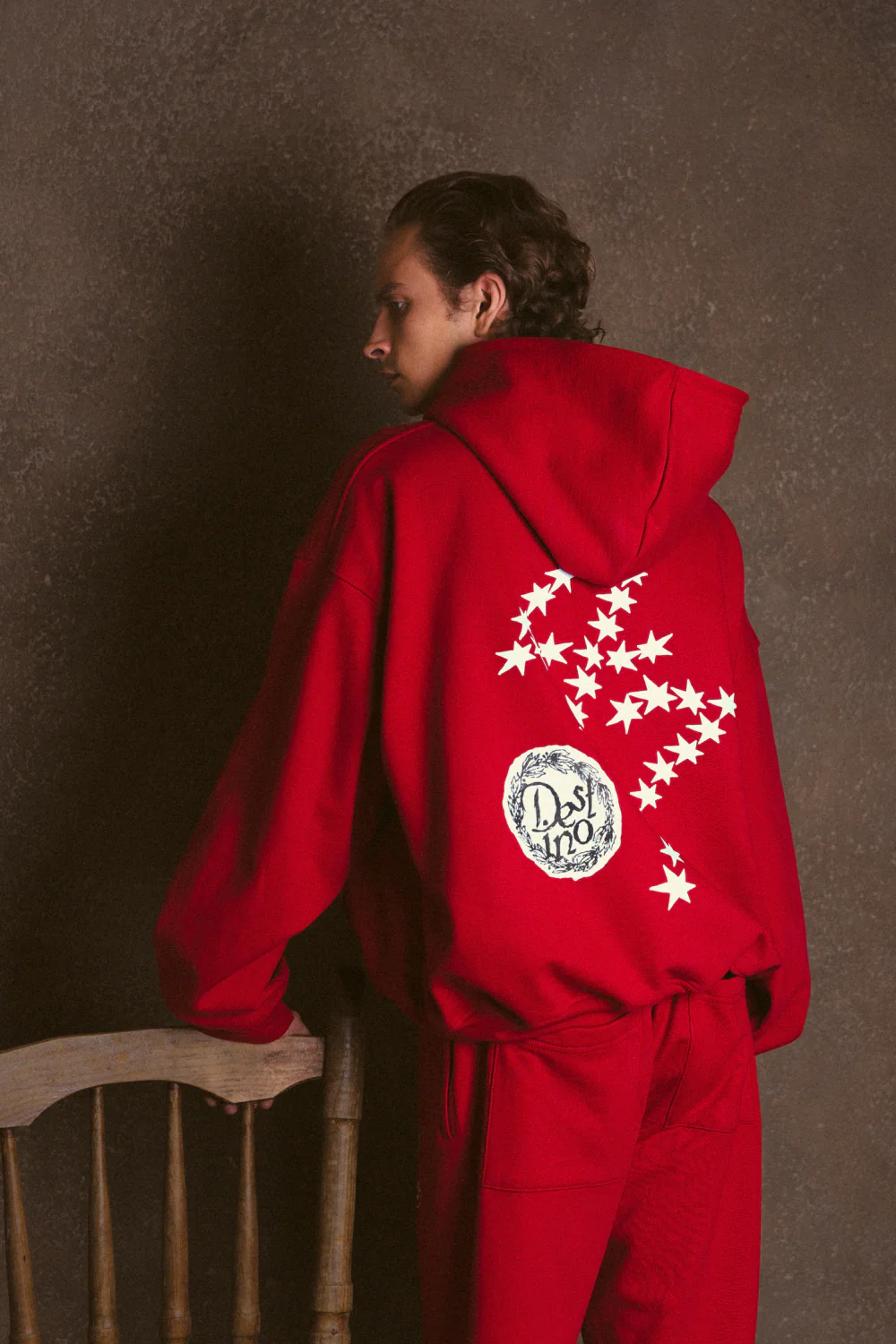 47 Hoodie Cherry Red - Image 4