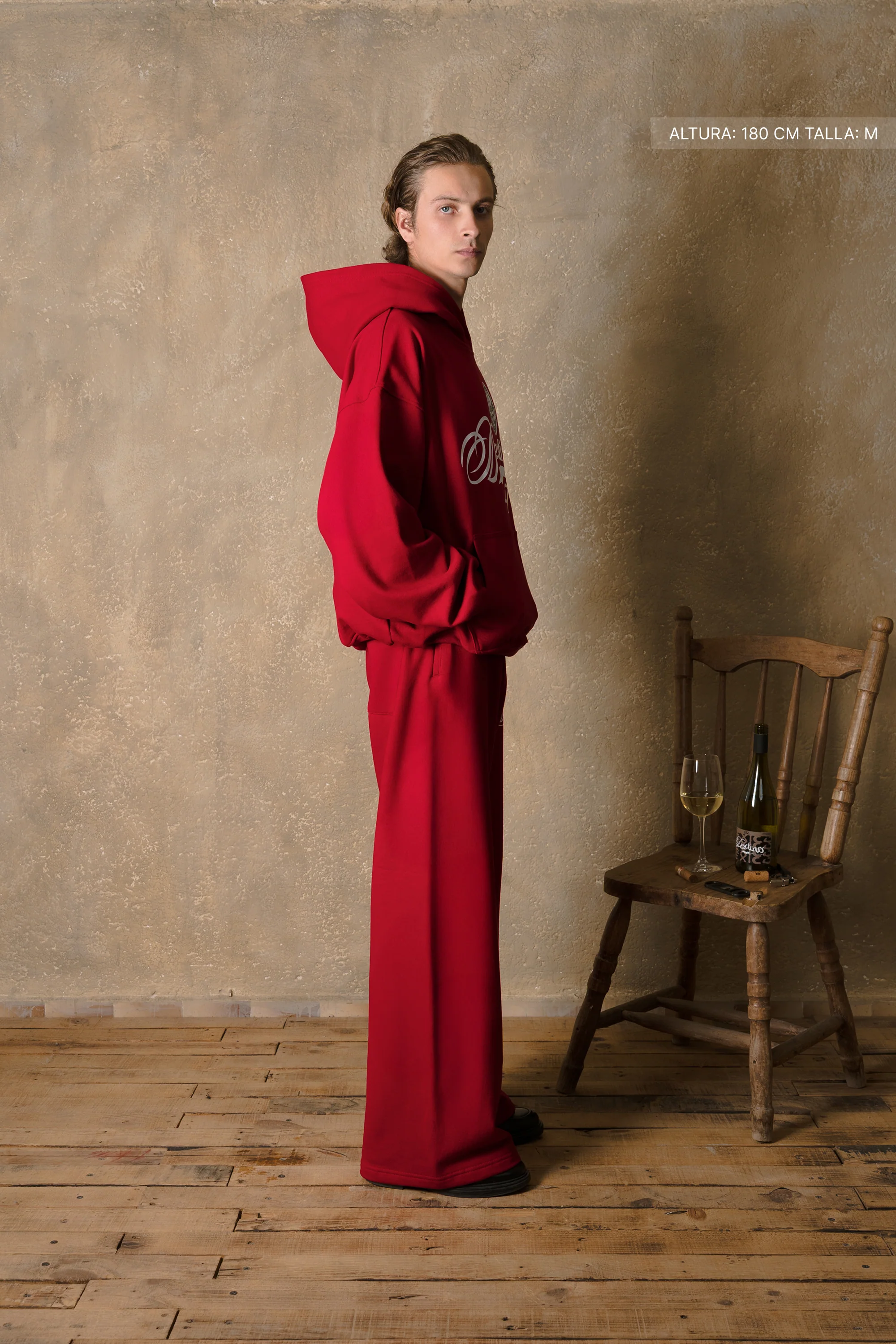 47 Hoodie Cherry Red - Image 6