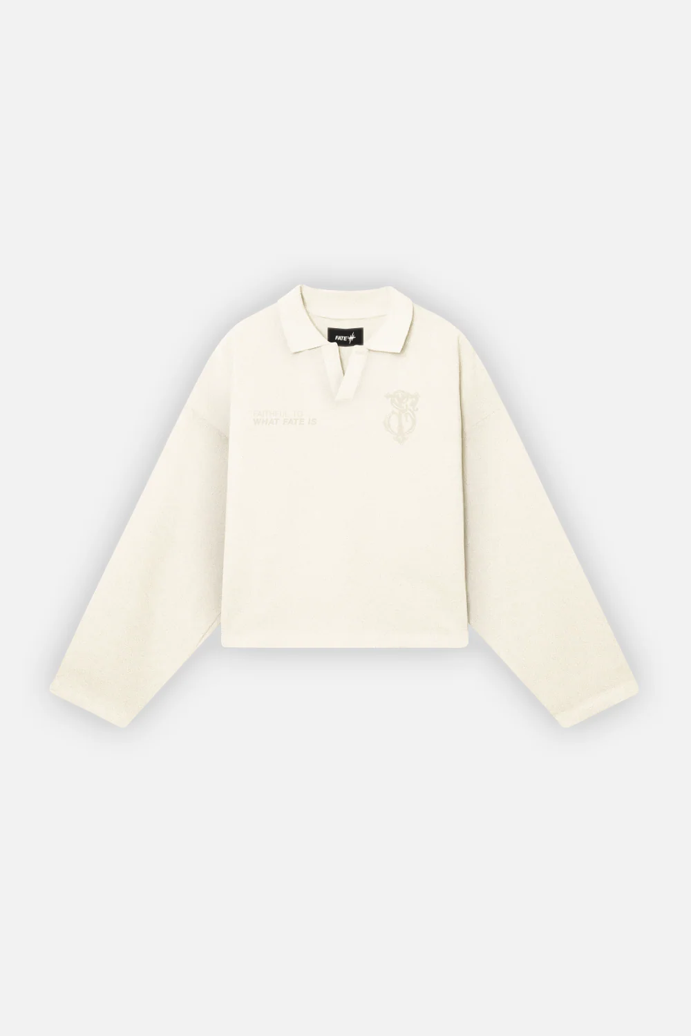 Archangel Longsleeve Polo Ivory - Image 4