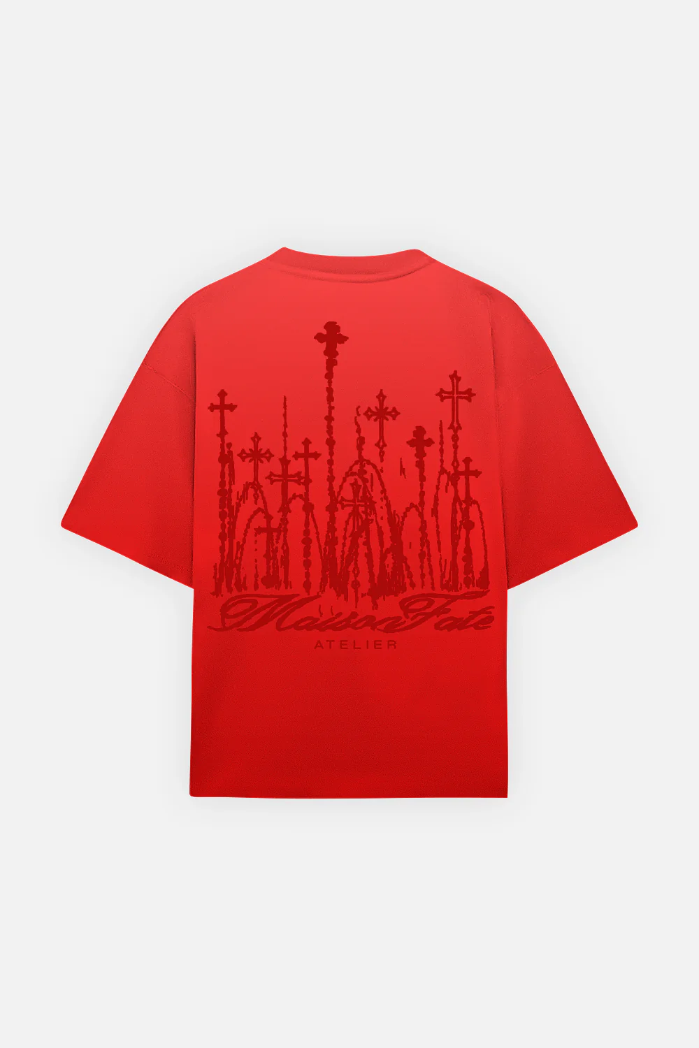 Cathedral Tee Faded Red