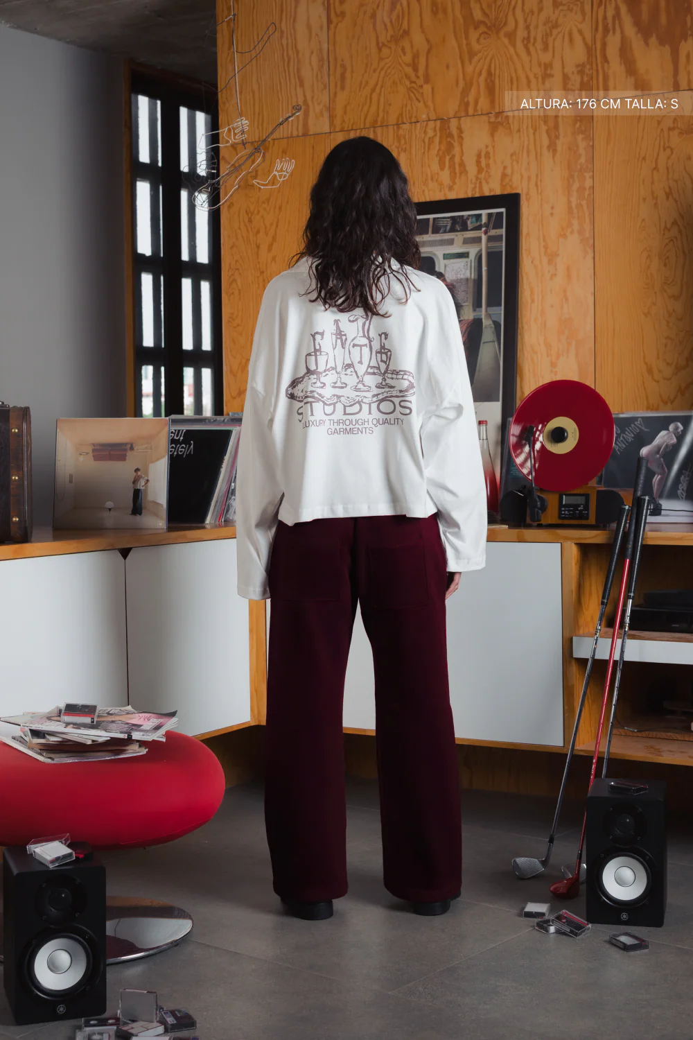 Chalice Longsleeve Polo Ivory - Image 5