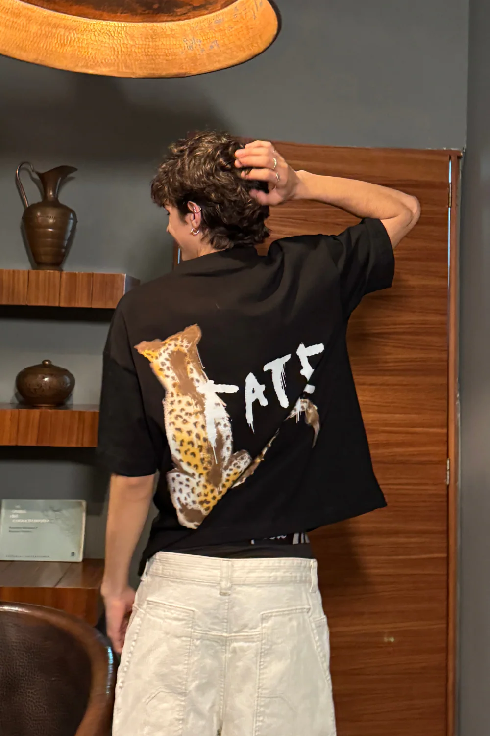 Cheetah Tee Black - Image 2