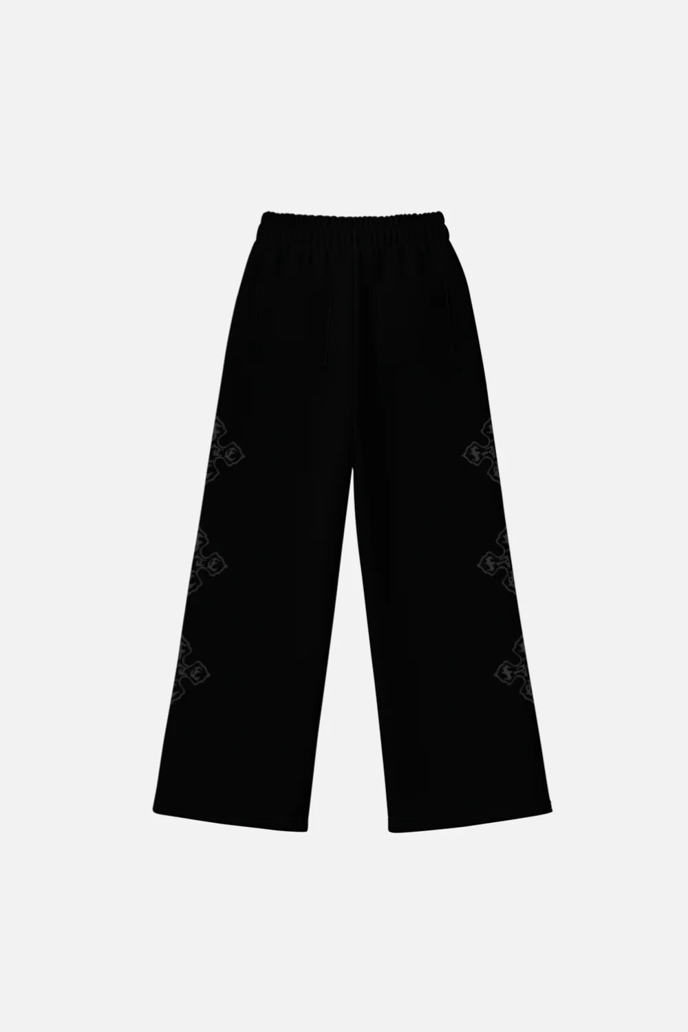 Cross Of Fate Black Wide Pants Vantablack - Image 3