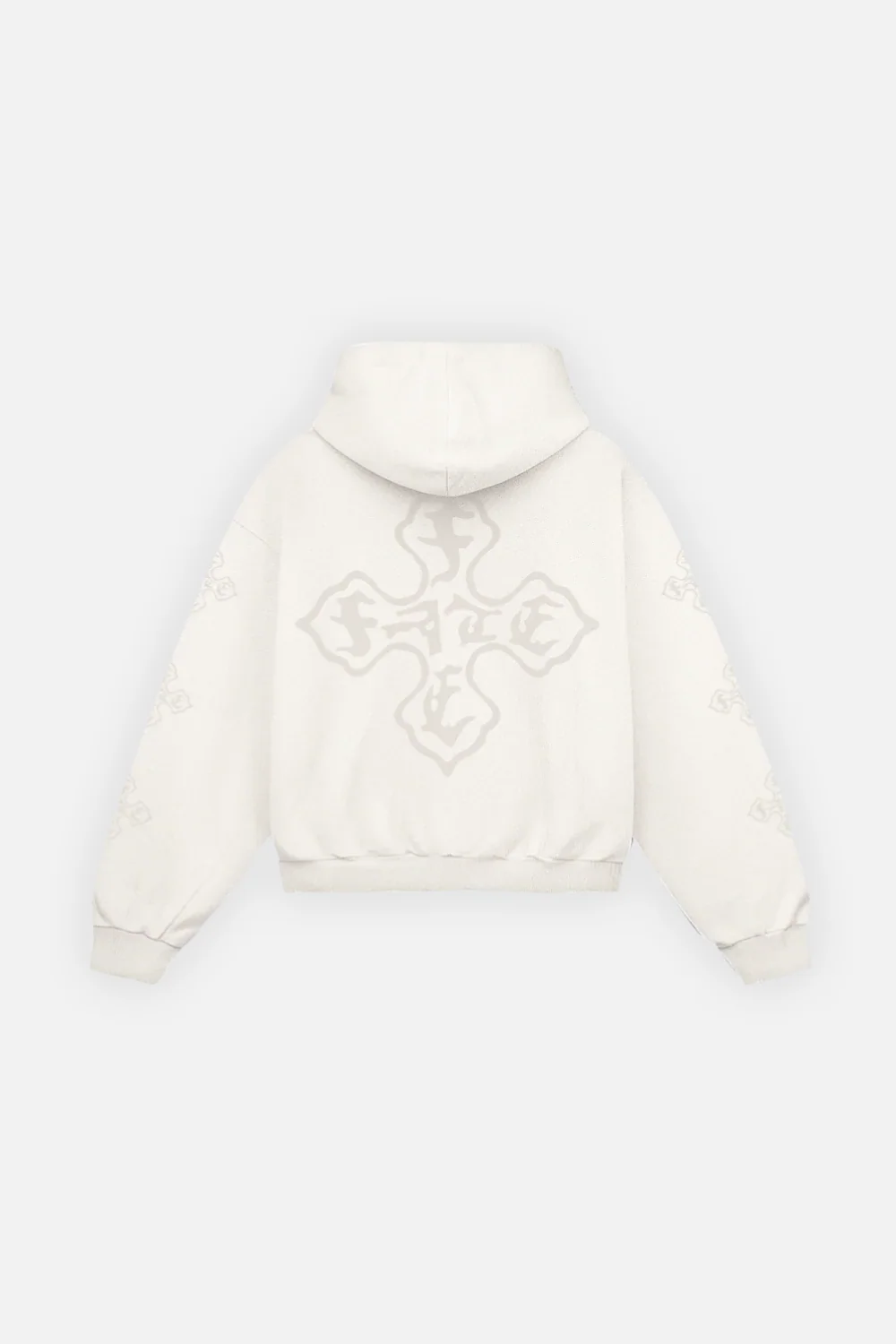 Cross Of Fate Light Hoodie Ivory