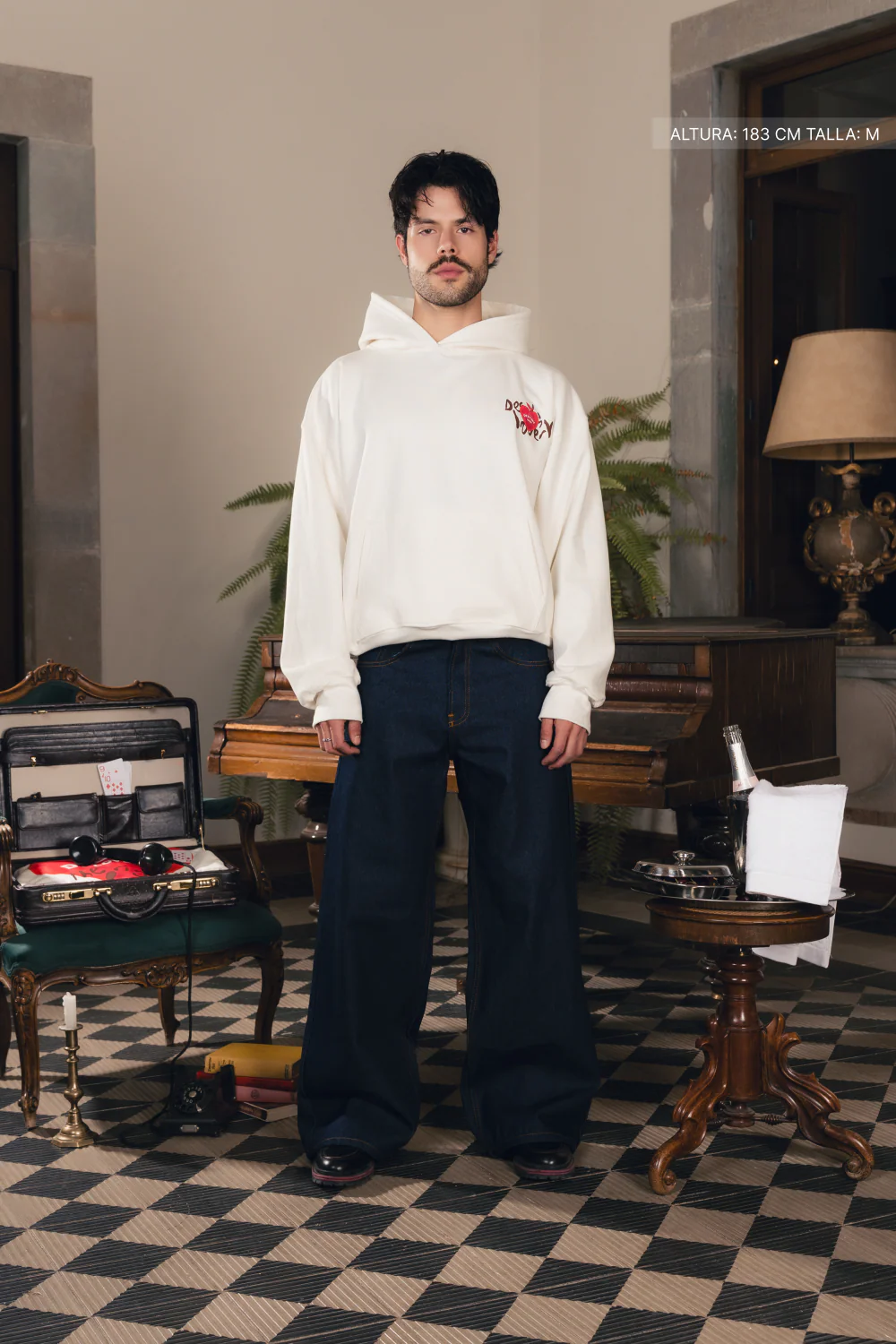 The Right Time Hoodie Ivory - Image 4