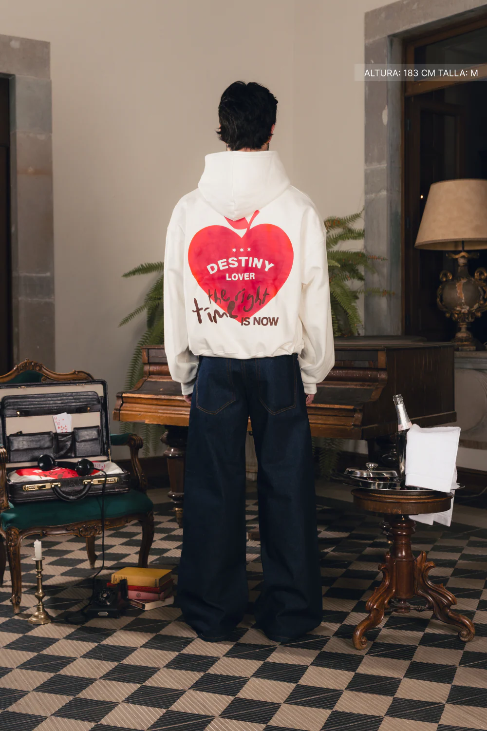 The Right Time Hoodie Ivory - Image 6