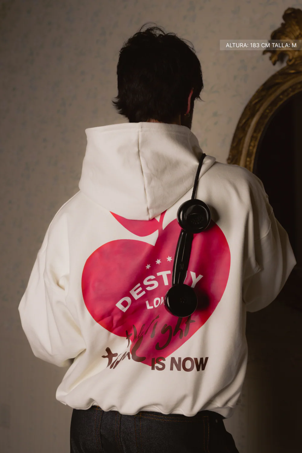 The Right Time Hoodie Ivory - Image 7