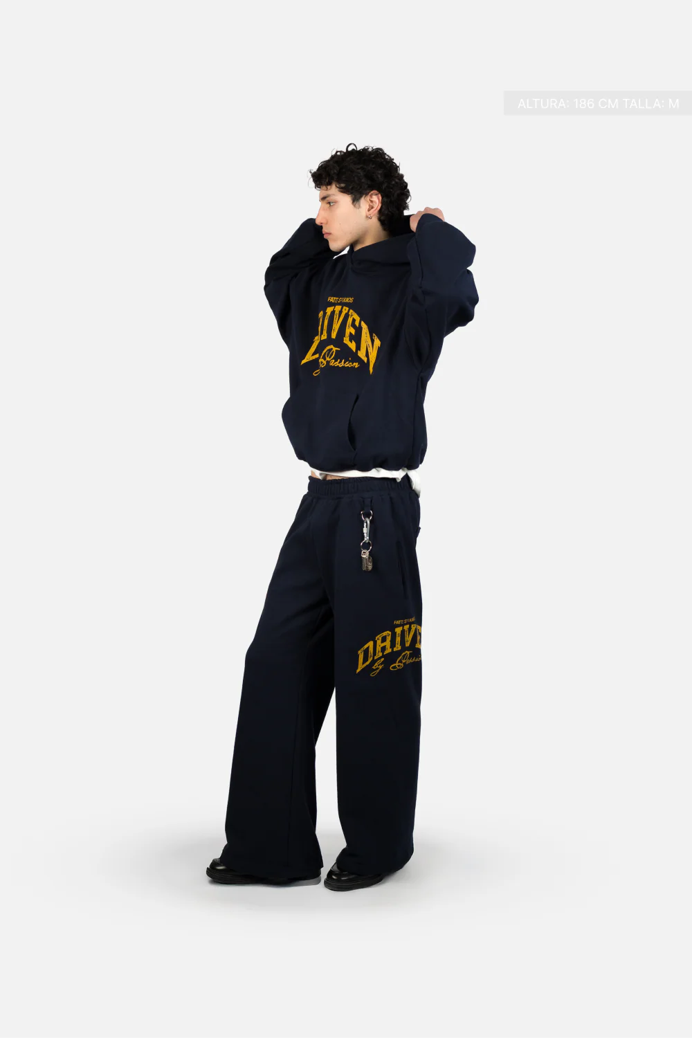 Driven By Passion Hoodie Midnight Blue - Image 5