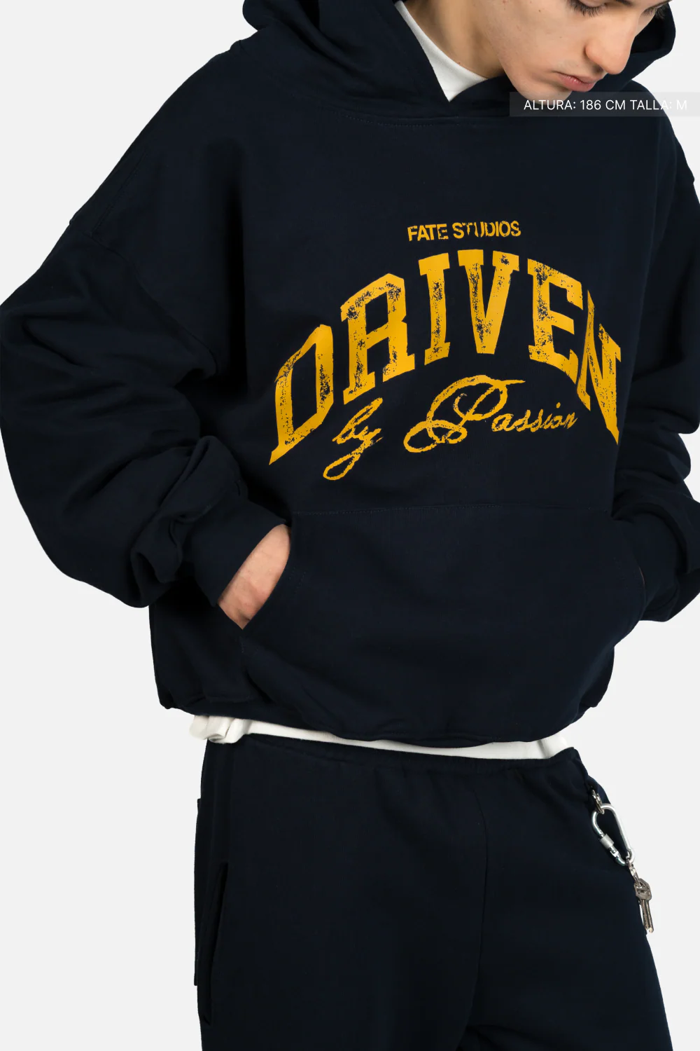 Driven By Passion Hoodie Midnight Blue - Image 6