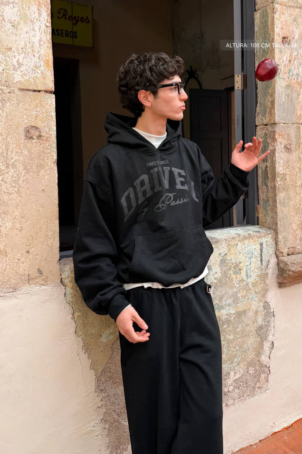 Driven By Passion Hoodie Vantablack - Image 2
