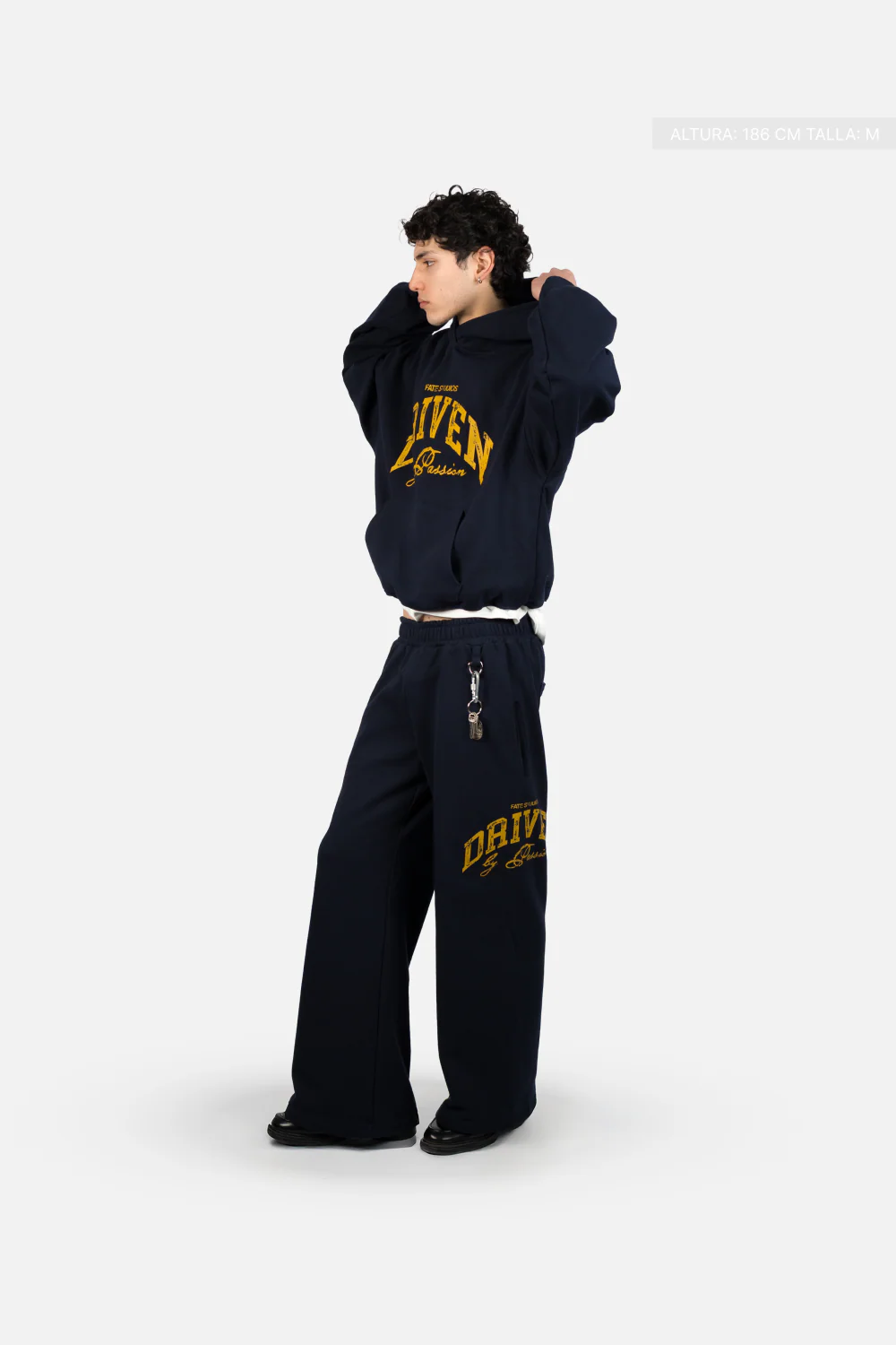 Driven By Passion Wide Pants Midnight Blue - Image 4