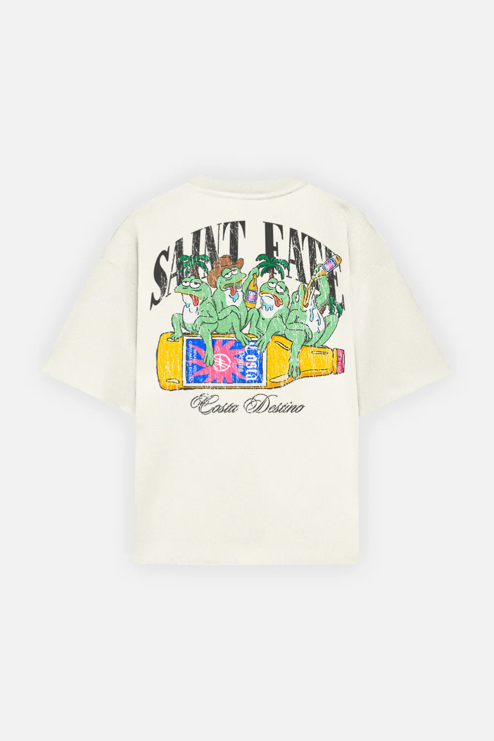 Drunk Frogs Tee Ivory