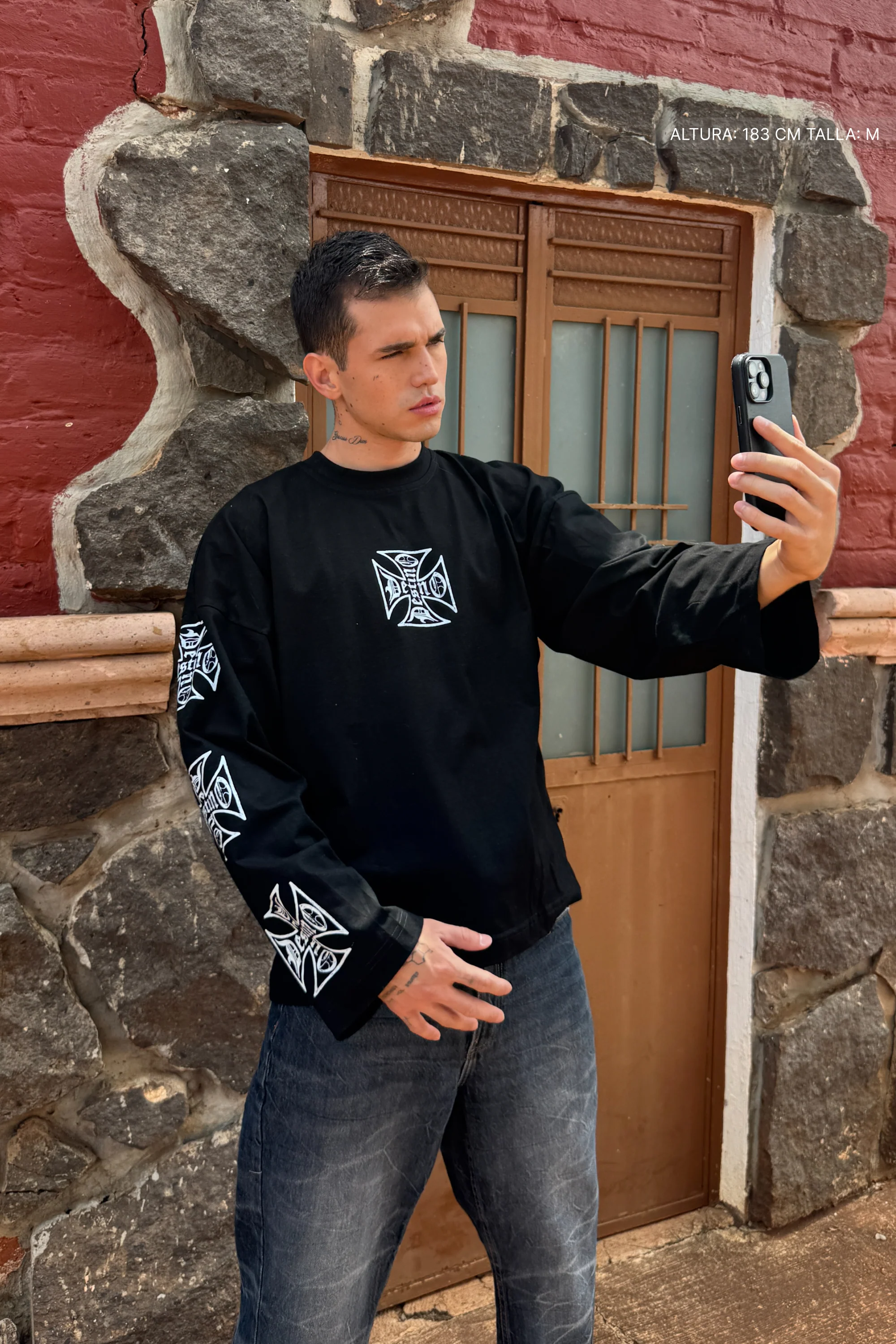 Destino Cross Longsleeve Black - Image 5