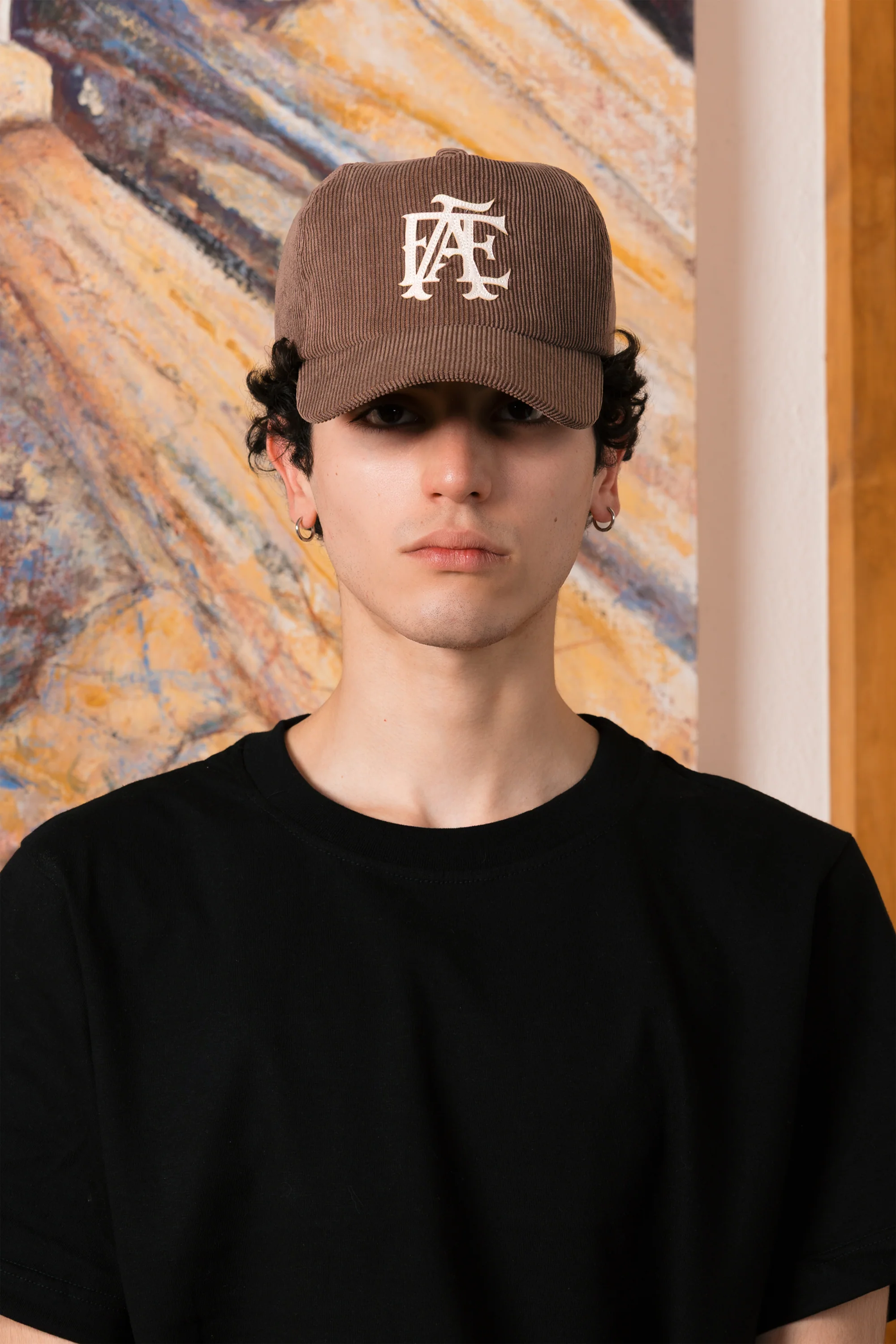Fate Emblem Brown Curdoroy Cap - Image 3