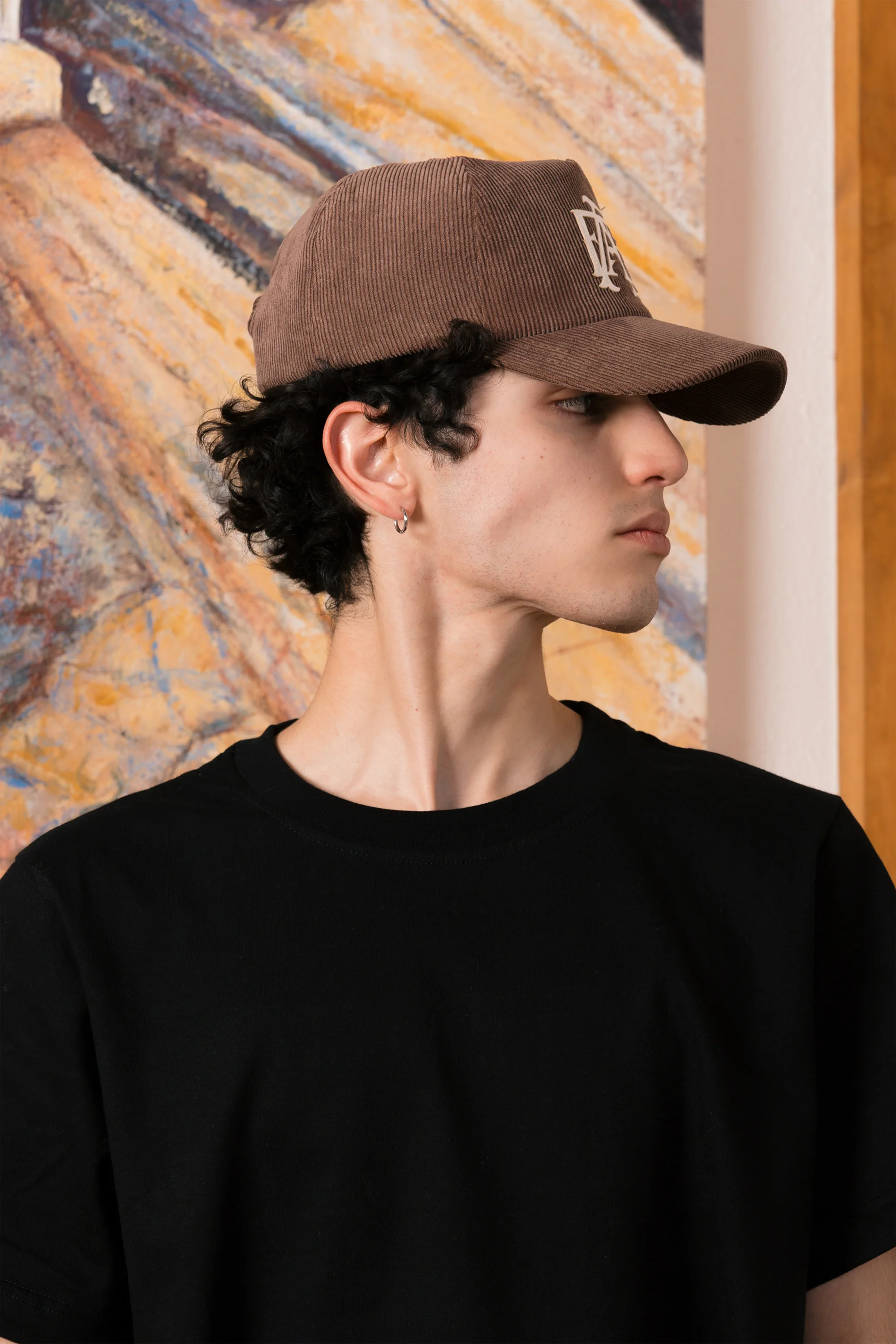 Fate Emblem Brown Curdoroy Cap - Image 5