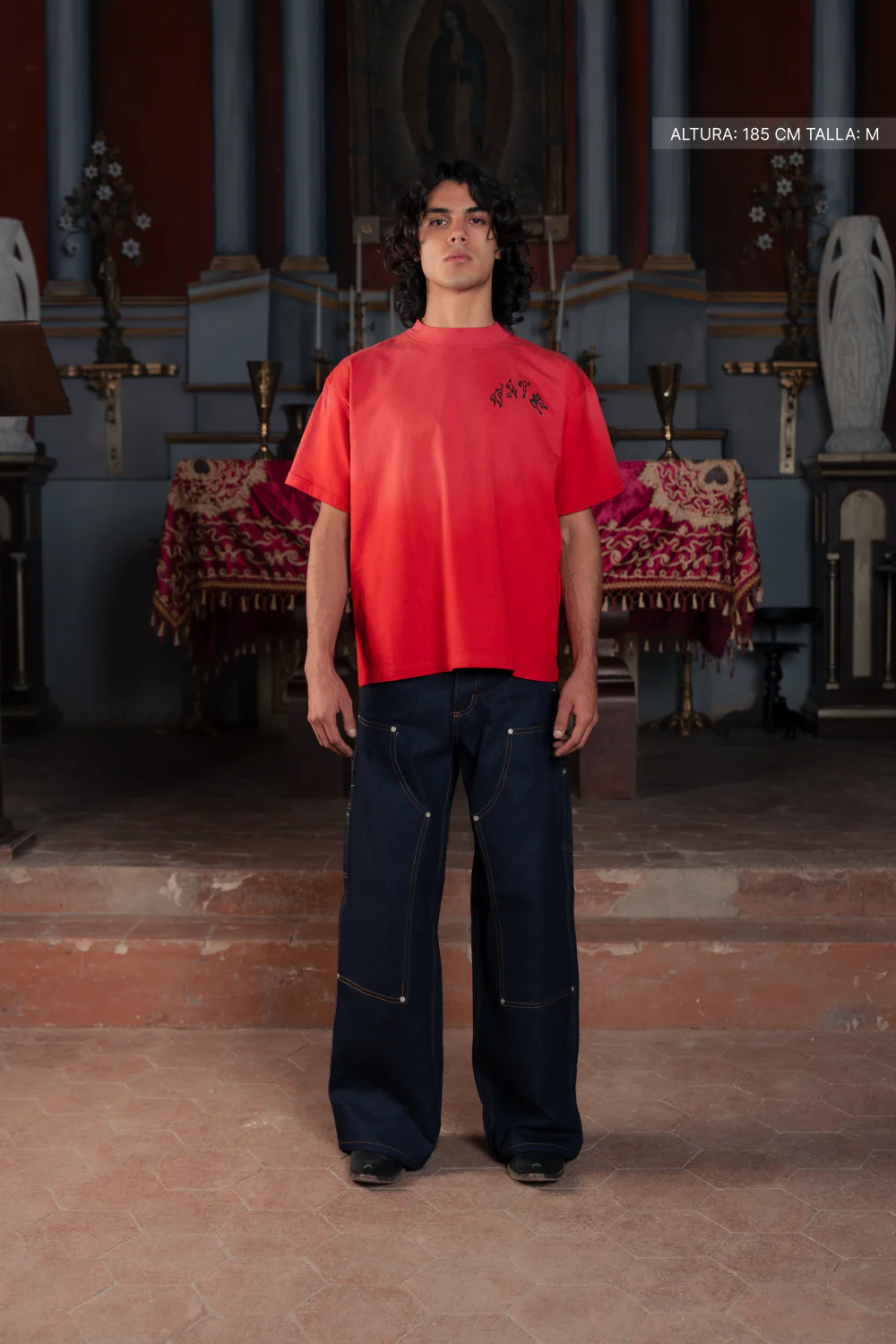 Fate Goth Tee Faded Red v2 - Image 4