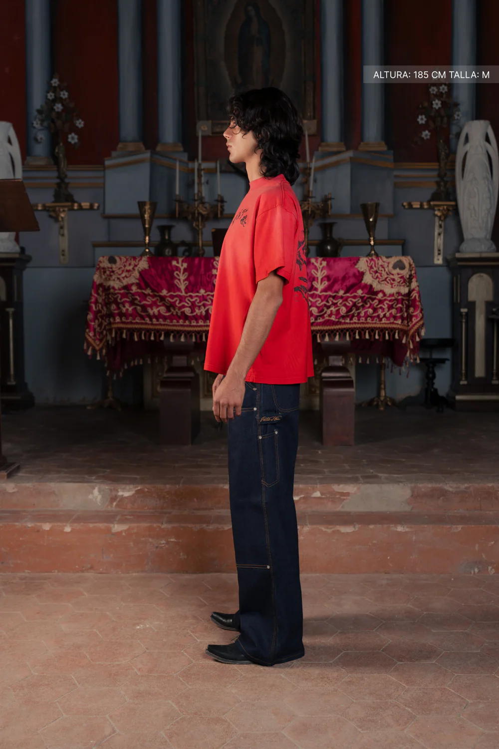 Fate Goth Tee Faded Red v2 - Image 7