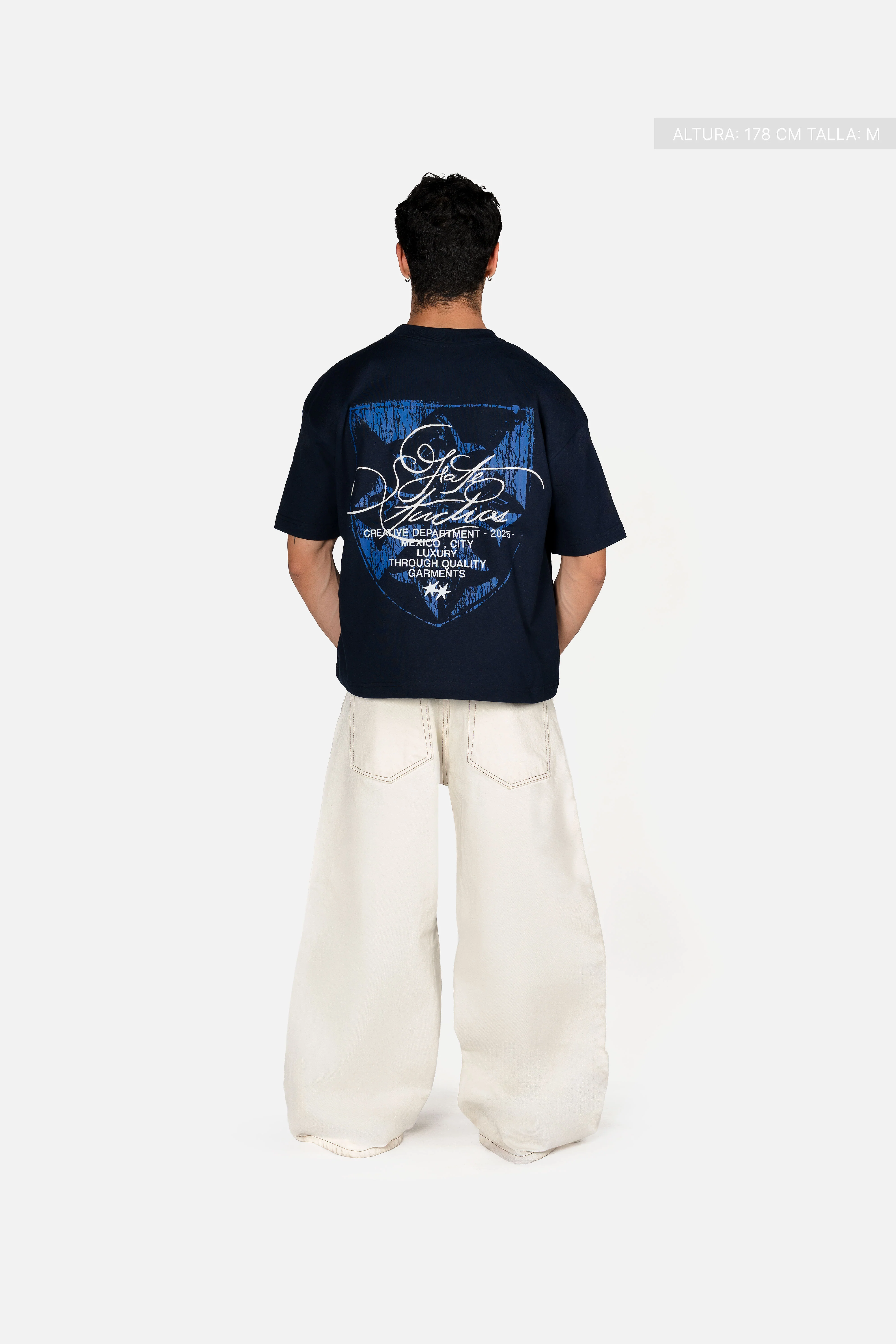 Fate Studios Emblem Tee Navy Blue - Image 4