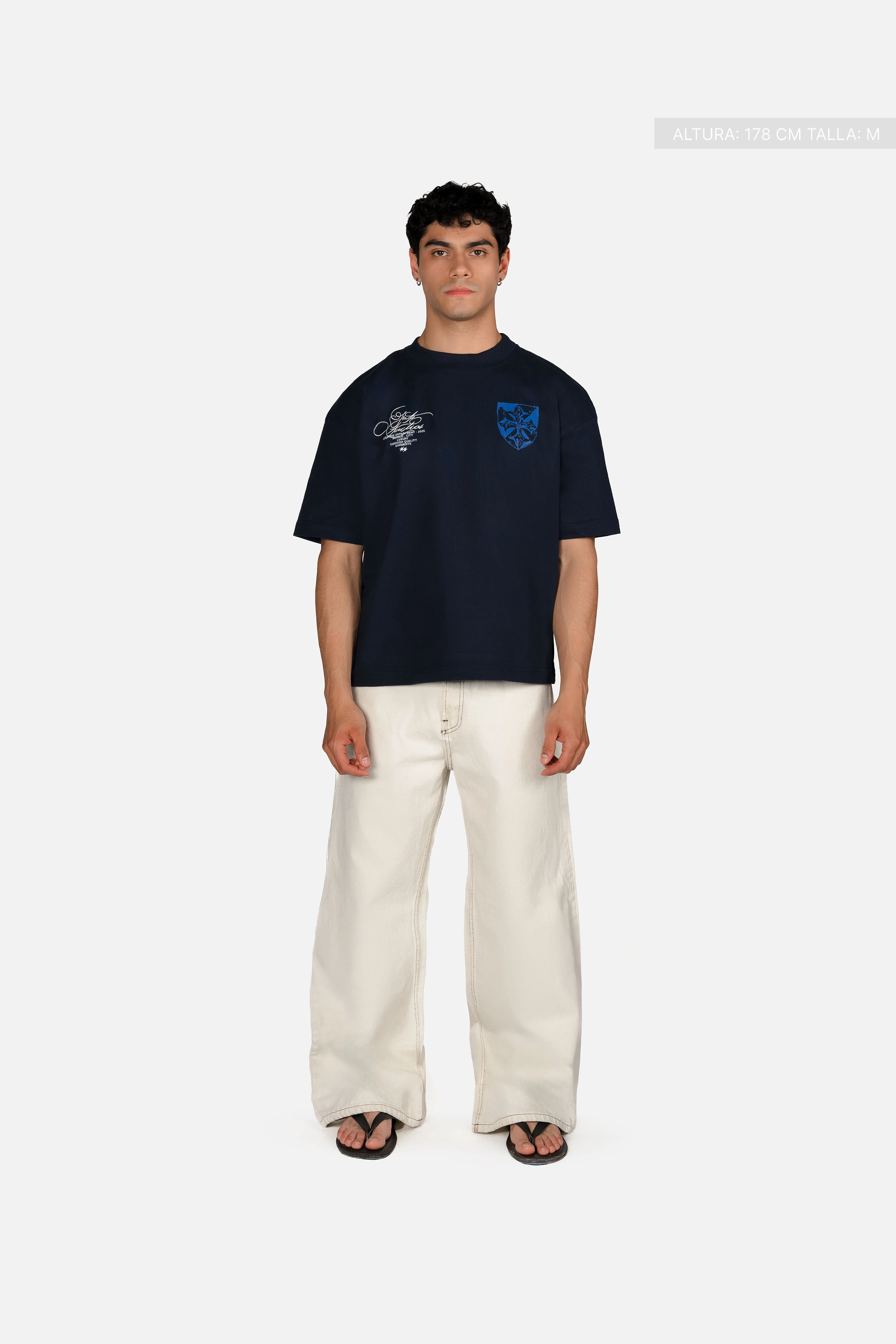 Fate Studios Emblem Tee Navy Blue - Image 5