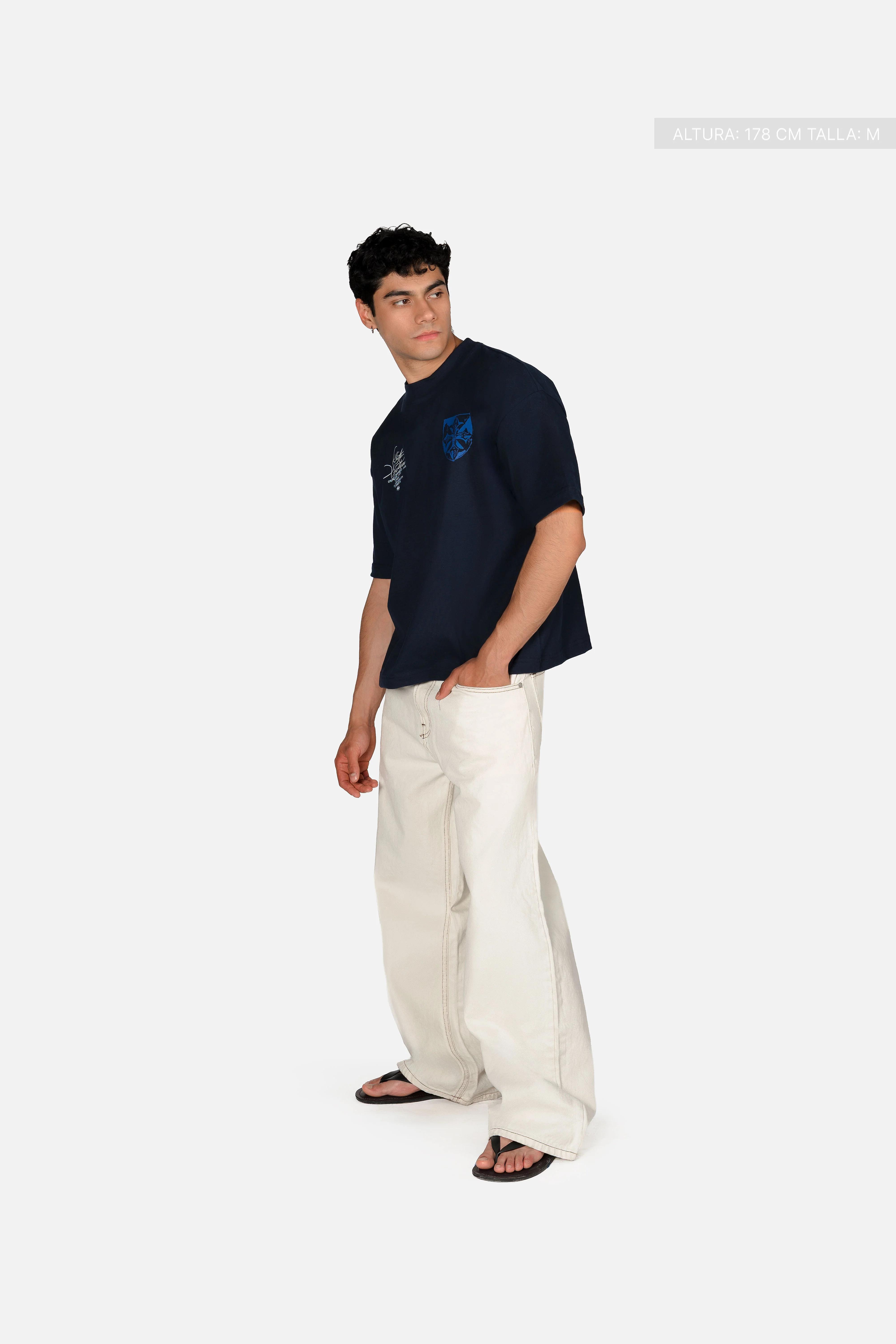 Fate Studios Emblem Tee Navy Blue - Image 7