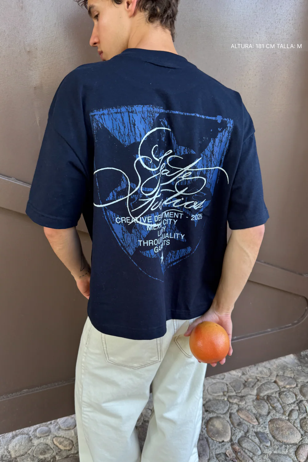 Fate Studios Emblem Tee Navy Blue - Image 8