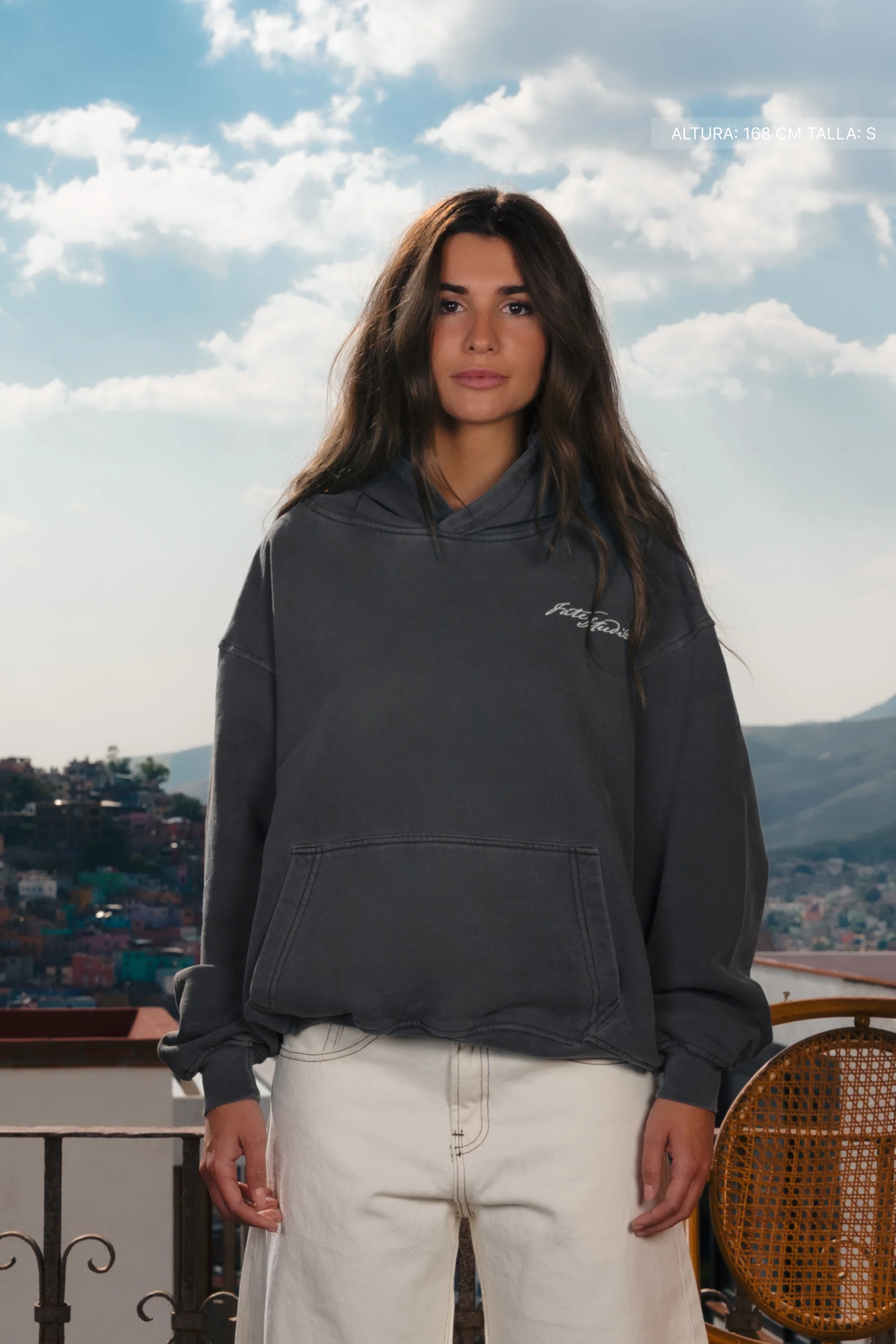 Fate Studios Hoodie Washed Grey - Image 6