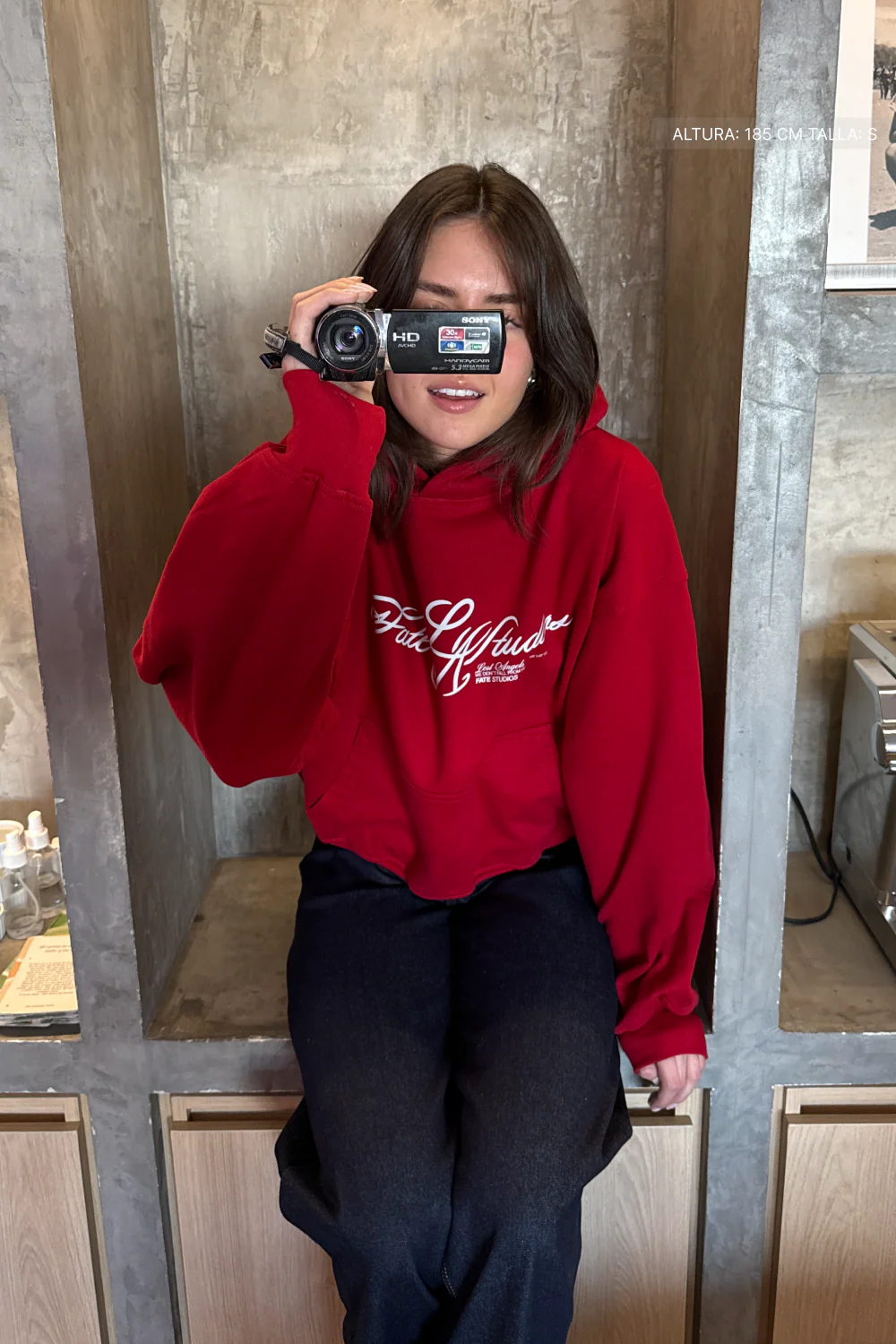 Fate Studios Lost Angels Hoodie Cherry Red - Image 2