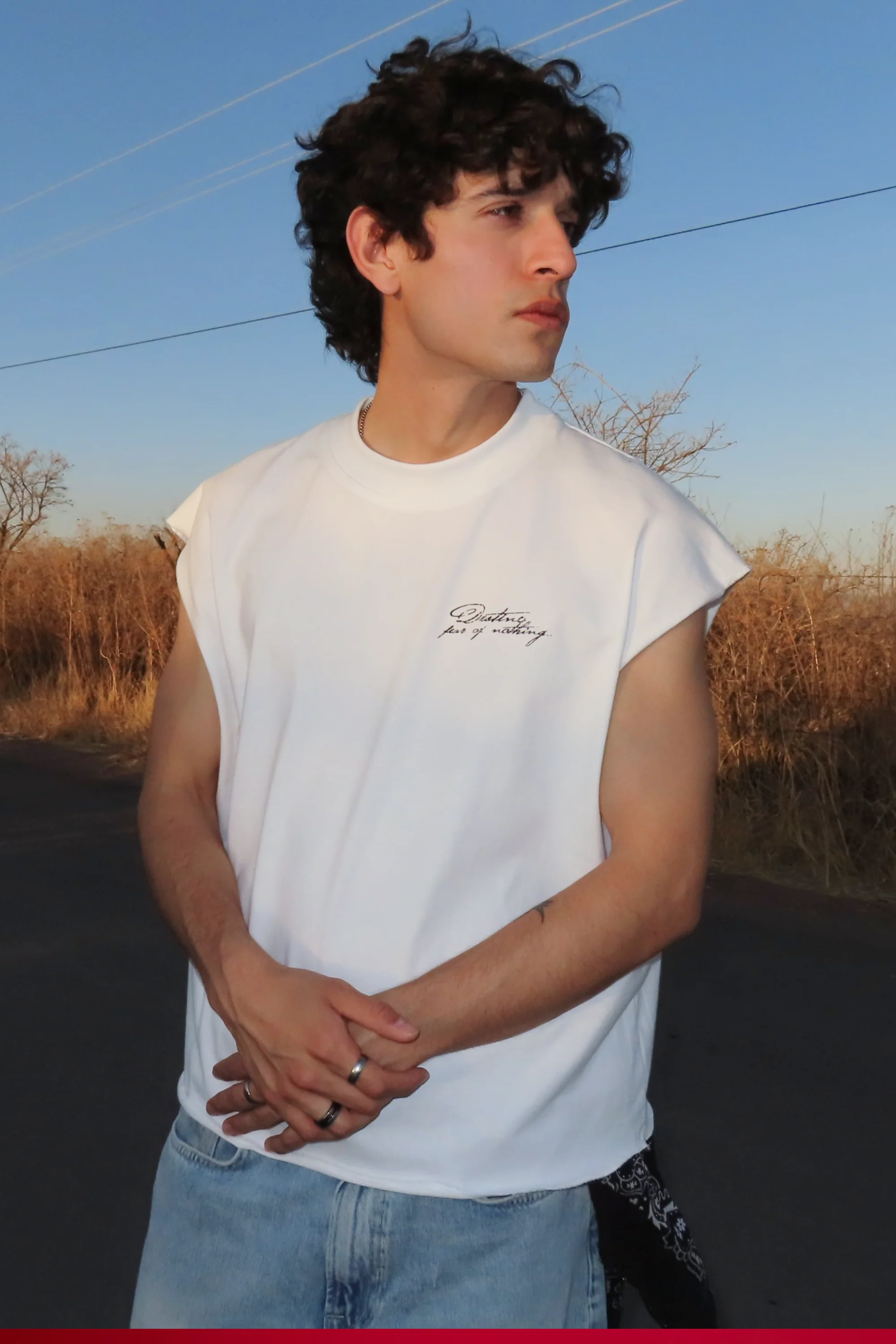 Fear of Nothing Tank Top Ivory - Image 4