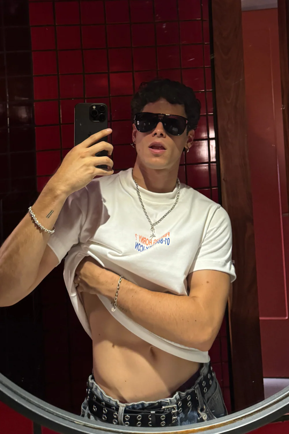 Feeling Horny Crop Tee Ivory - Image 4