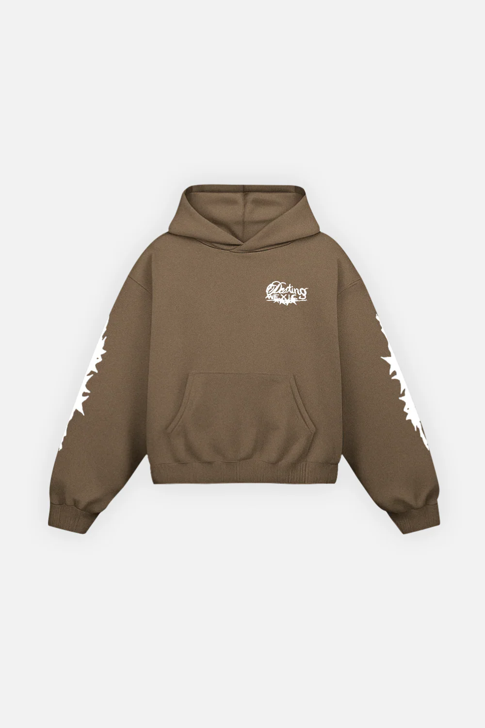 Four Sparks Hoodie Mocha Brown - Image 3