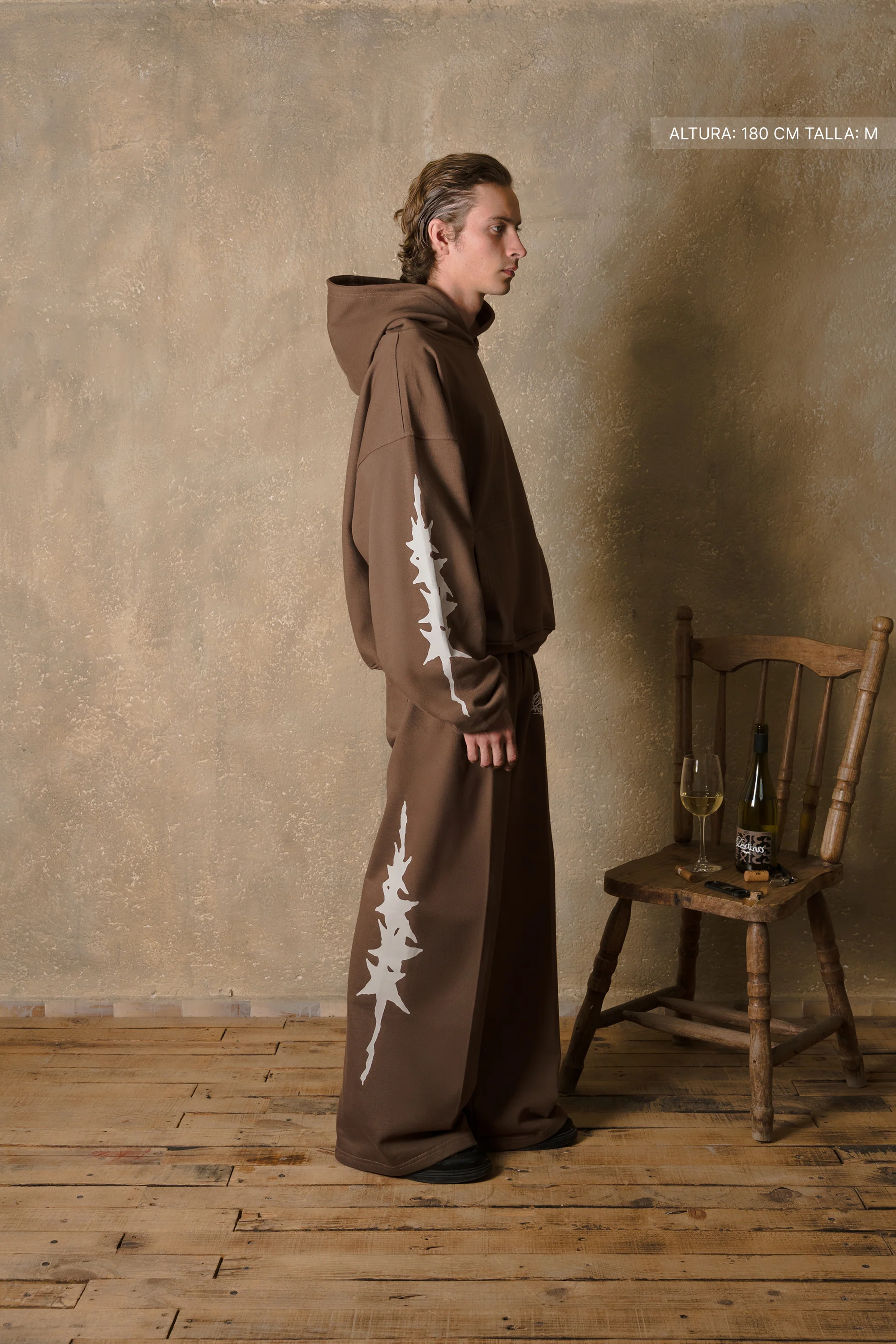 Four Sparks Hoodie Mocha Brown - Image 6