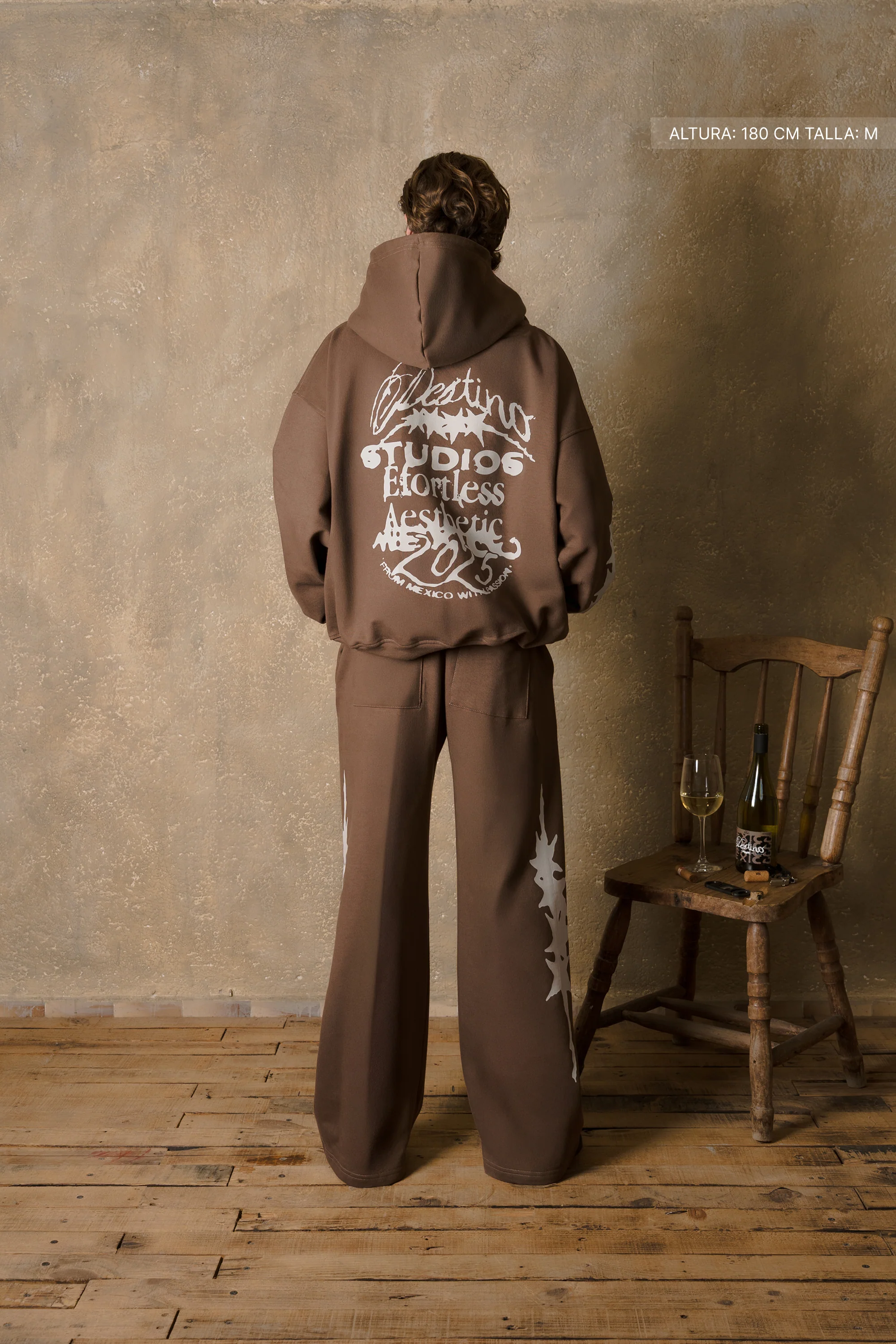 Four Sparks Hoodie Mocha Brown - Image 7