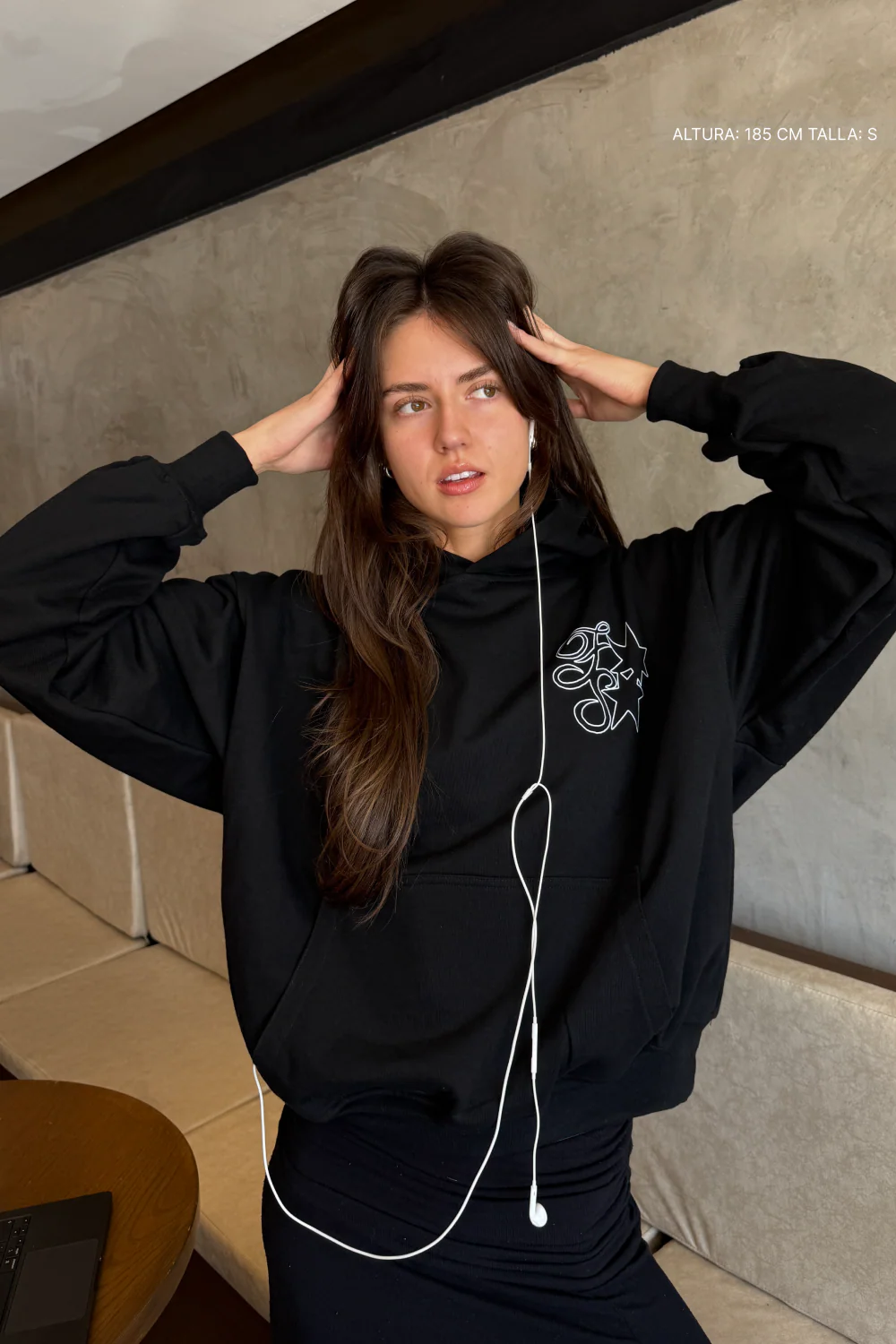 FS Two Sparks Hoodie Vantablack - Image 2