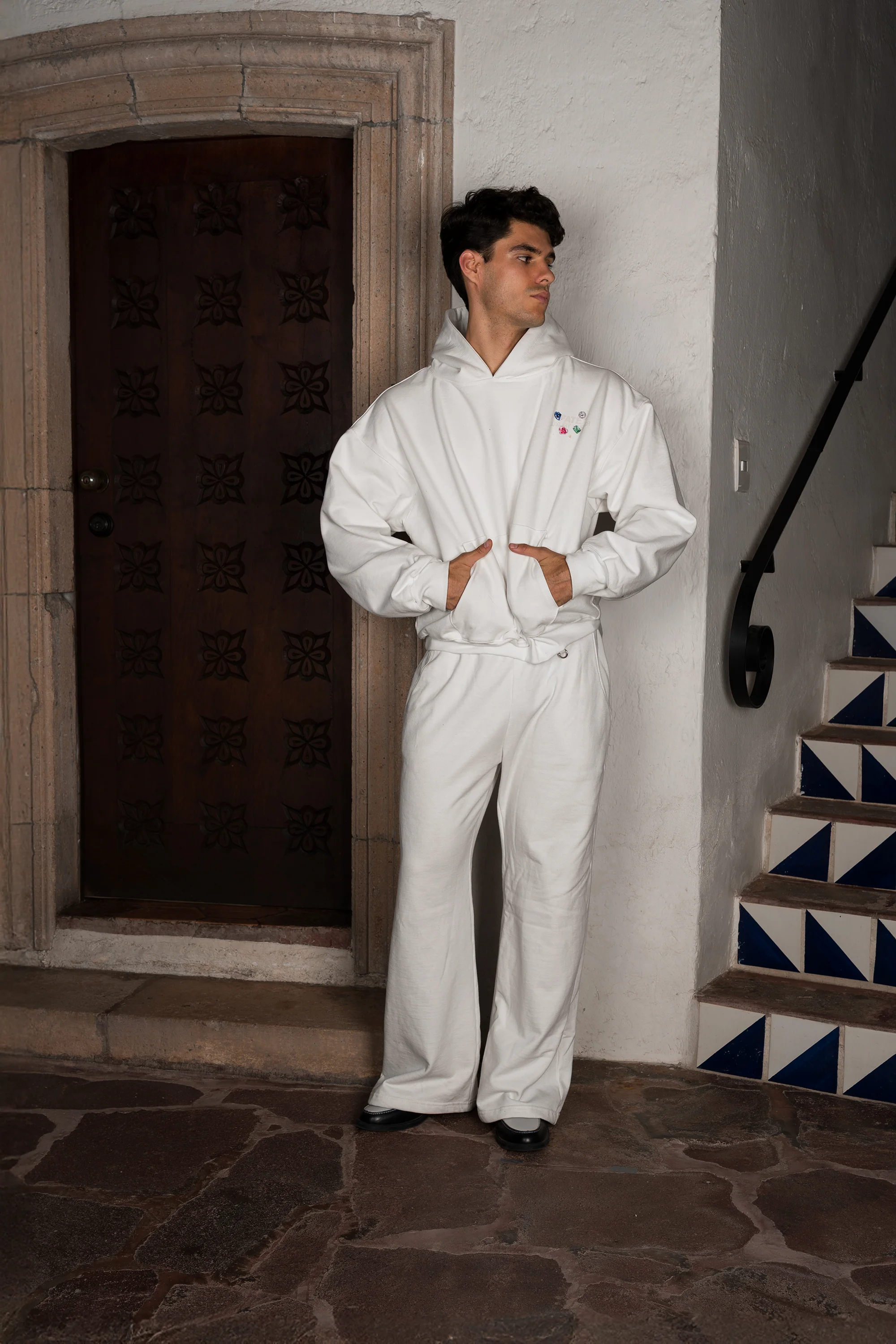 Gems Hoodie Ivory - Image 4