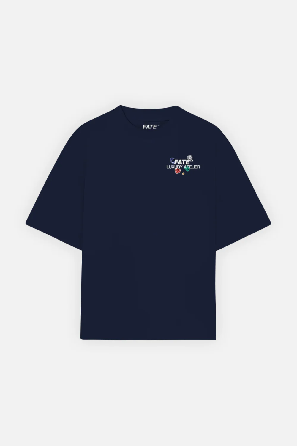 Gems Tee Navy Blue - Image 3