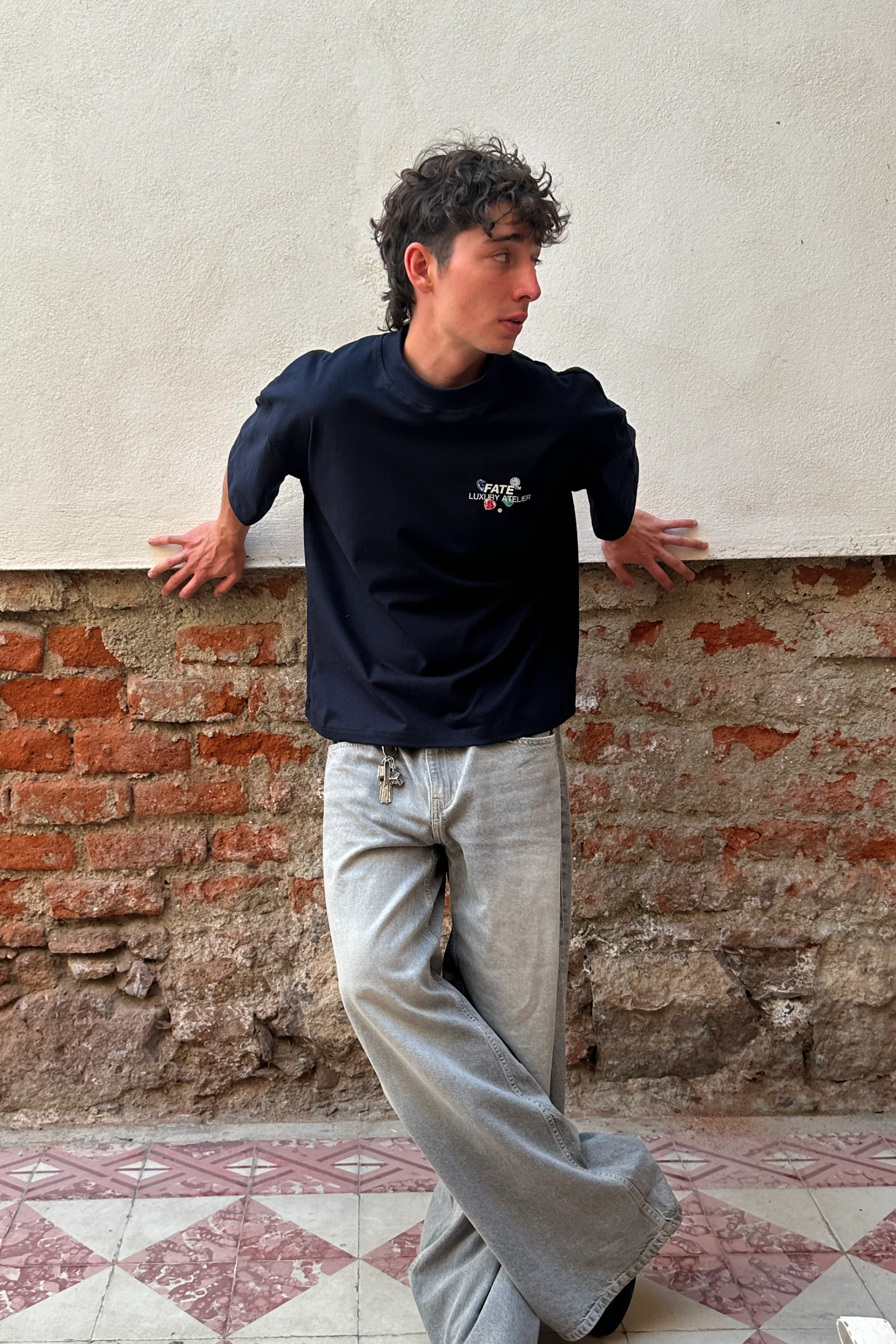 Gems Tee Navy Blue - Image 4