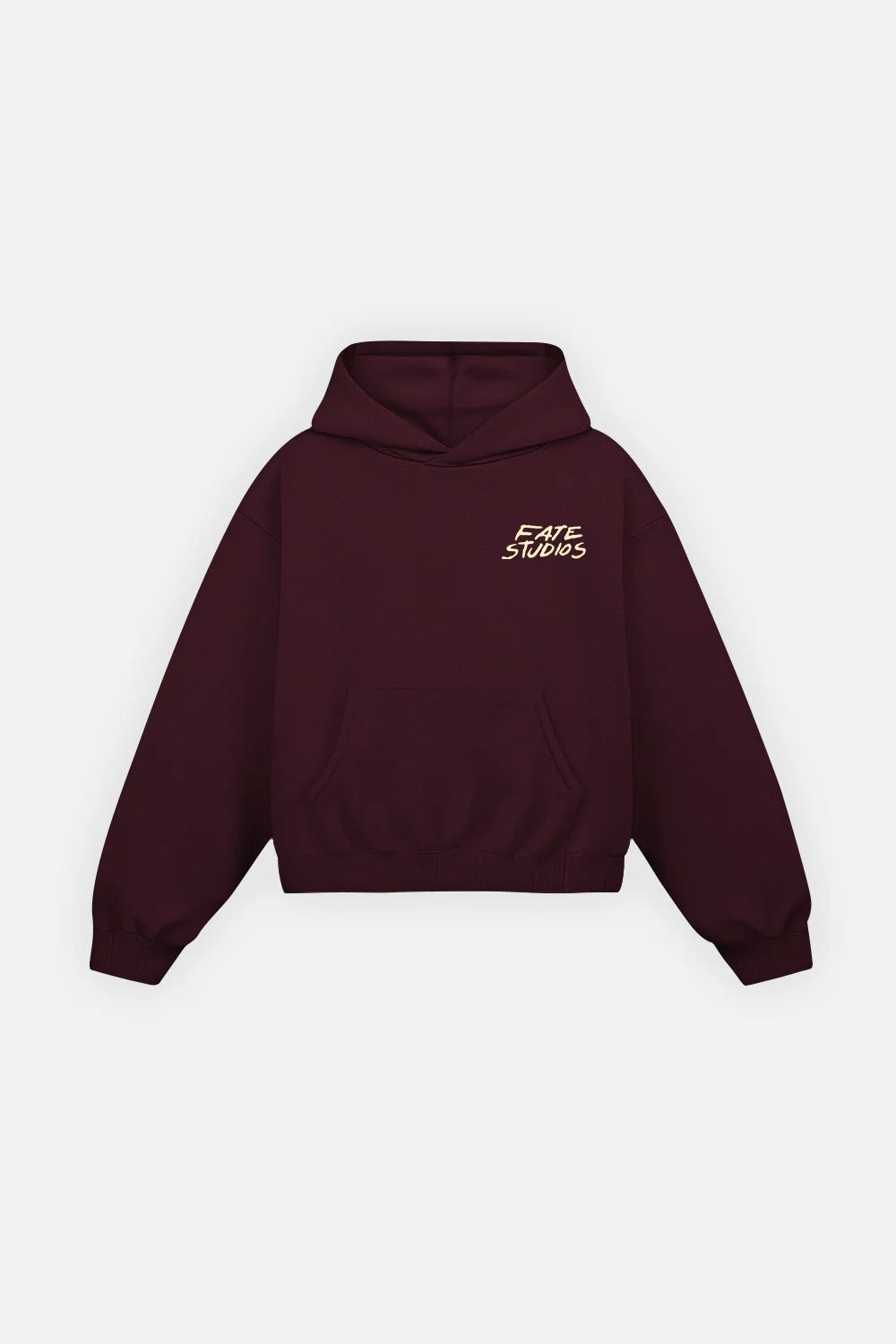I Told Chat Hoodie Burgundy - Image 3