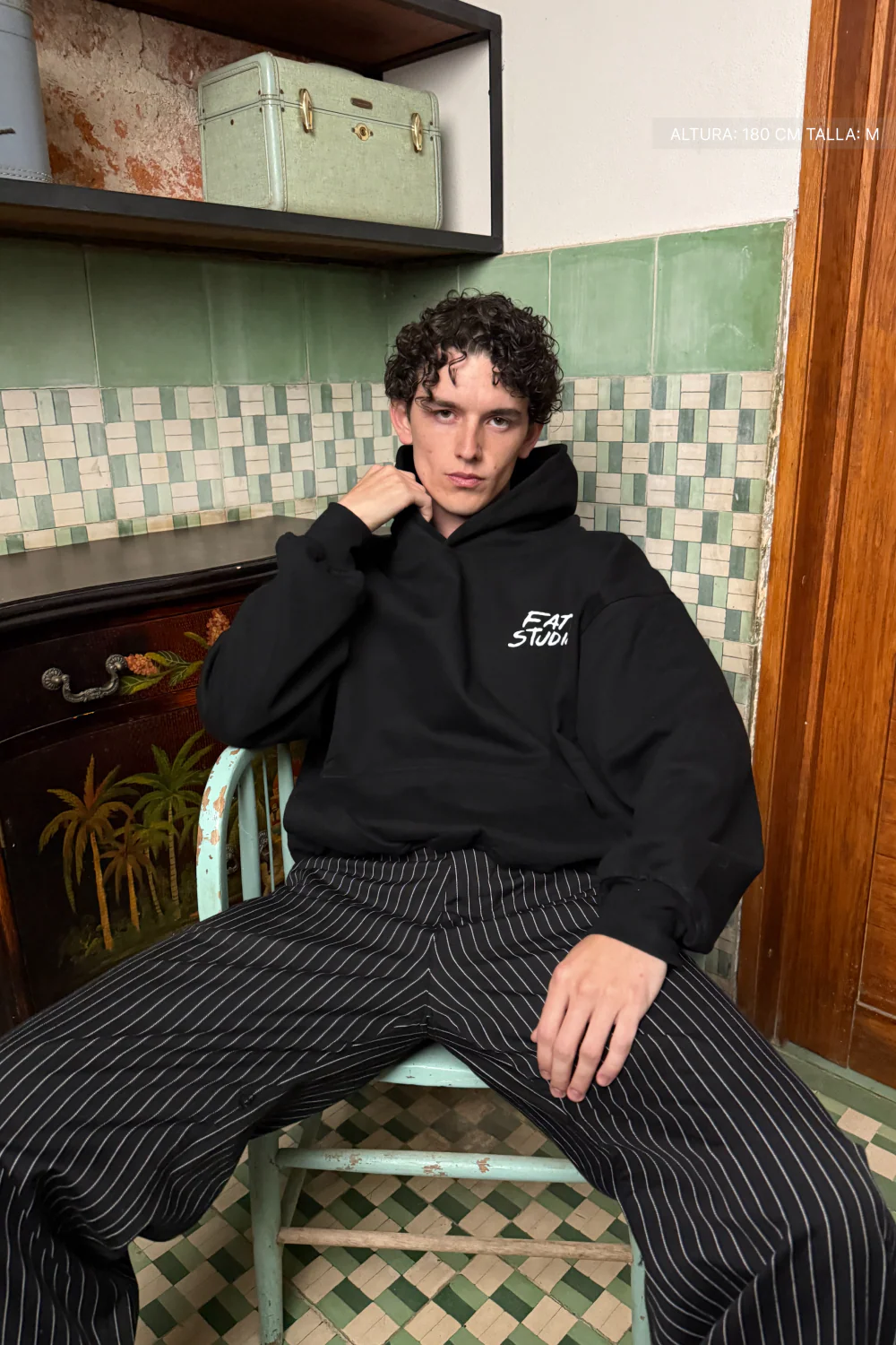 I Told Chat Hoodie Vantablack - Image 2