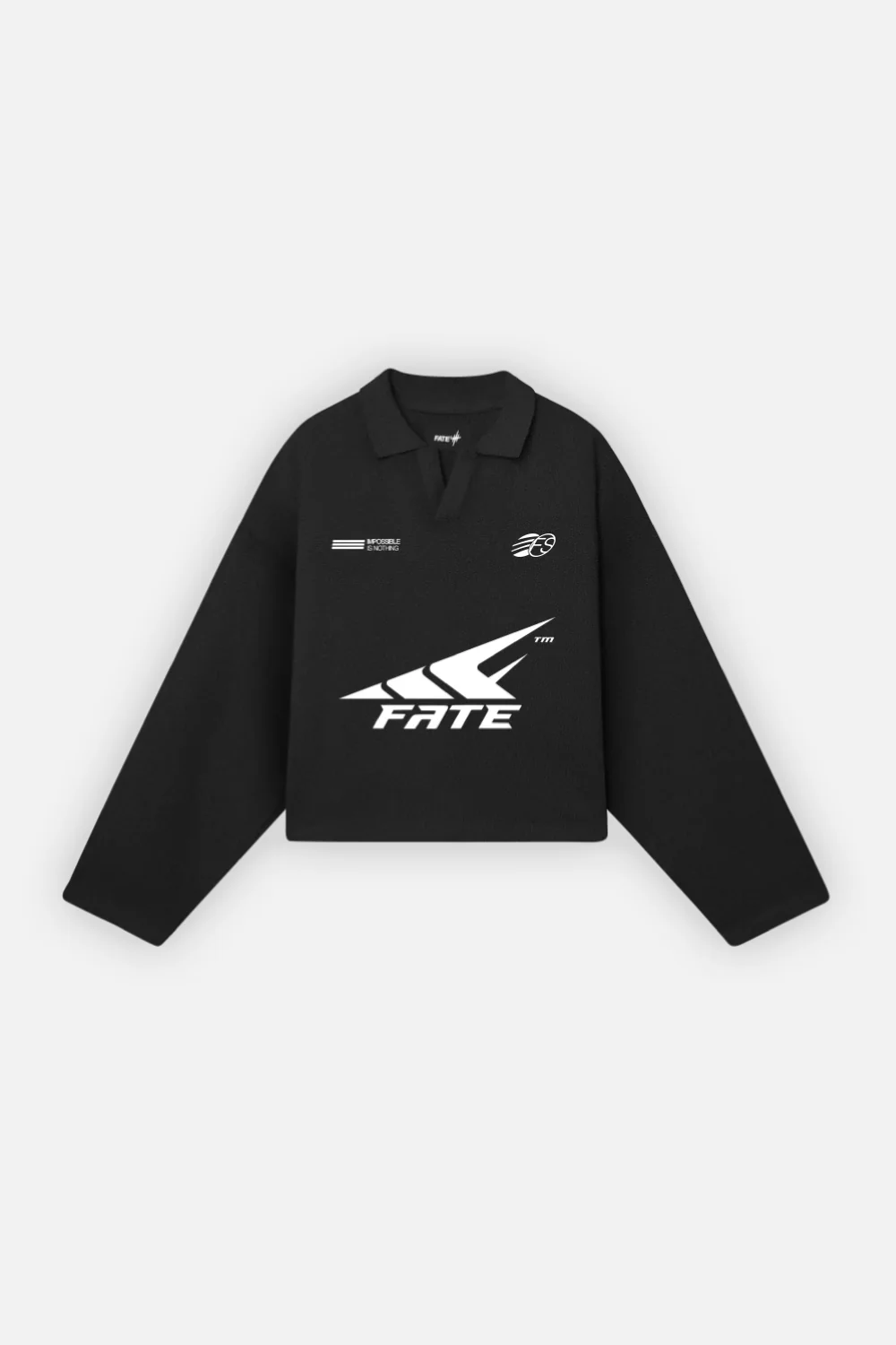 Impossible Is Nothing Longsleeve Polo Black