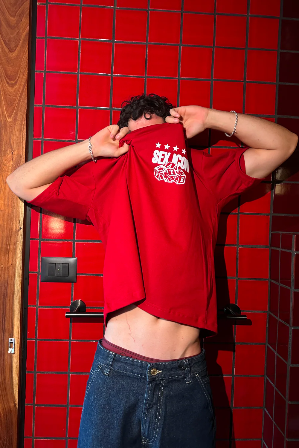 It's Okay Tee Red - Image 4