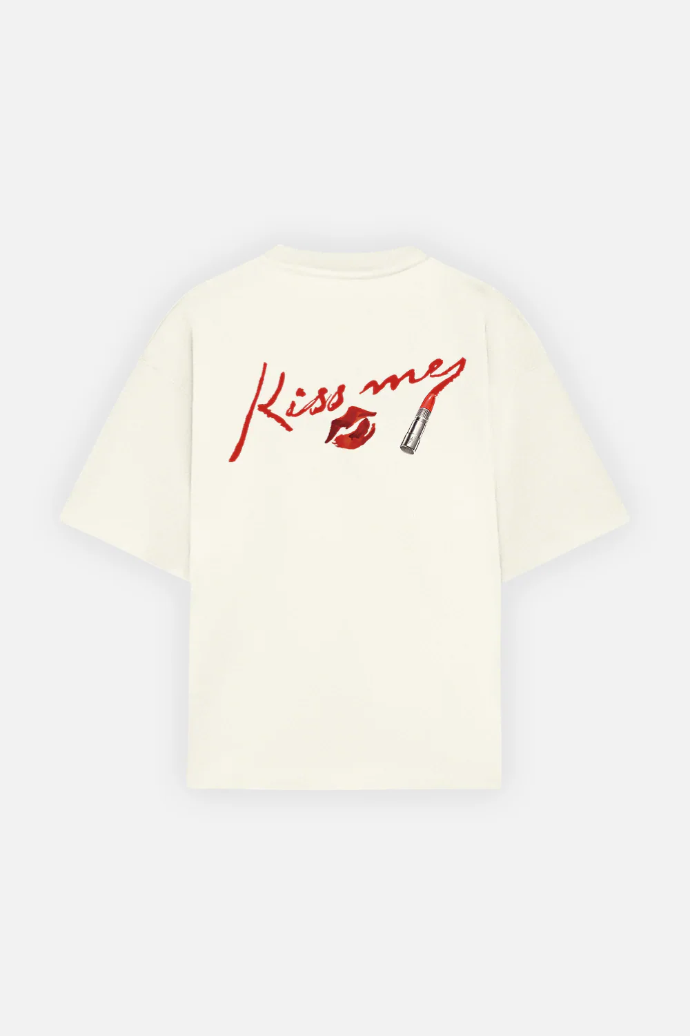 Kiss Me Tee Ivory