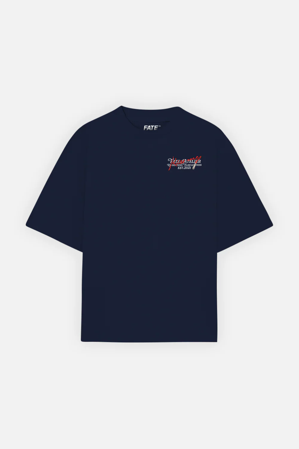 Kiss Me Tee Navy Blue - Image 3
