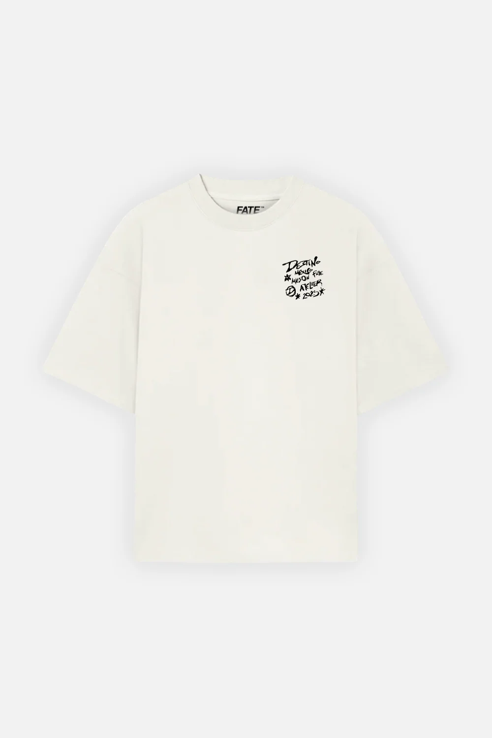Maison Fate Tee Ivory - Image 3