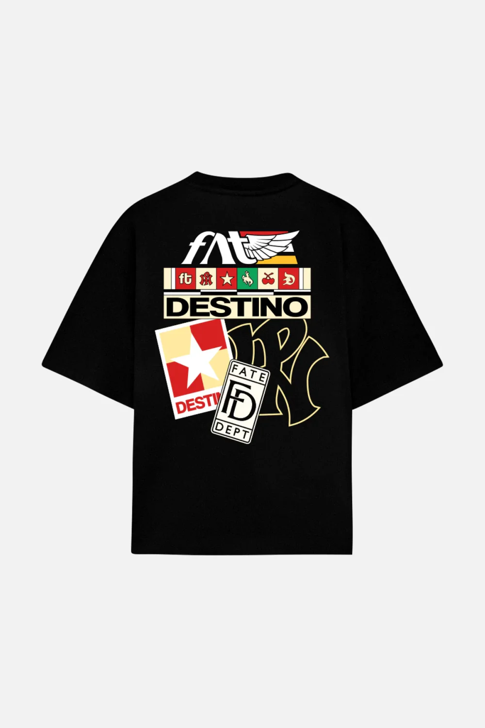 Racing Patches Tee Black