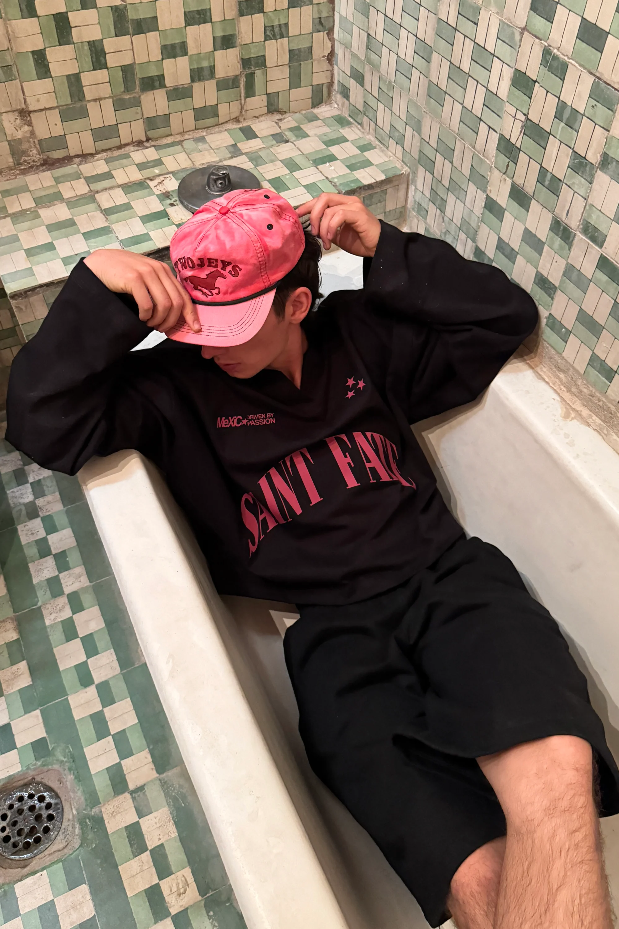 Saint Fate Longsleeve Polo Black - Image 2