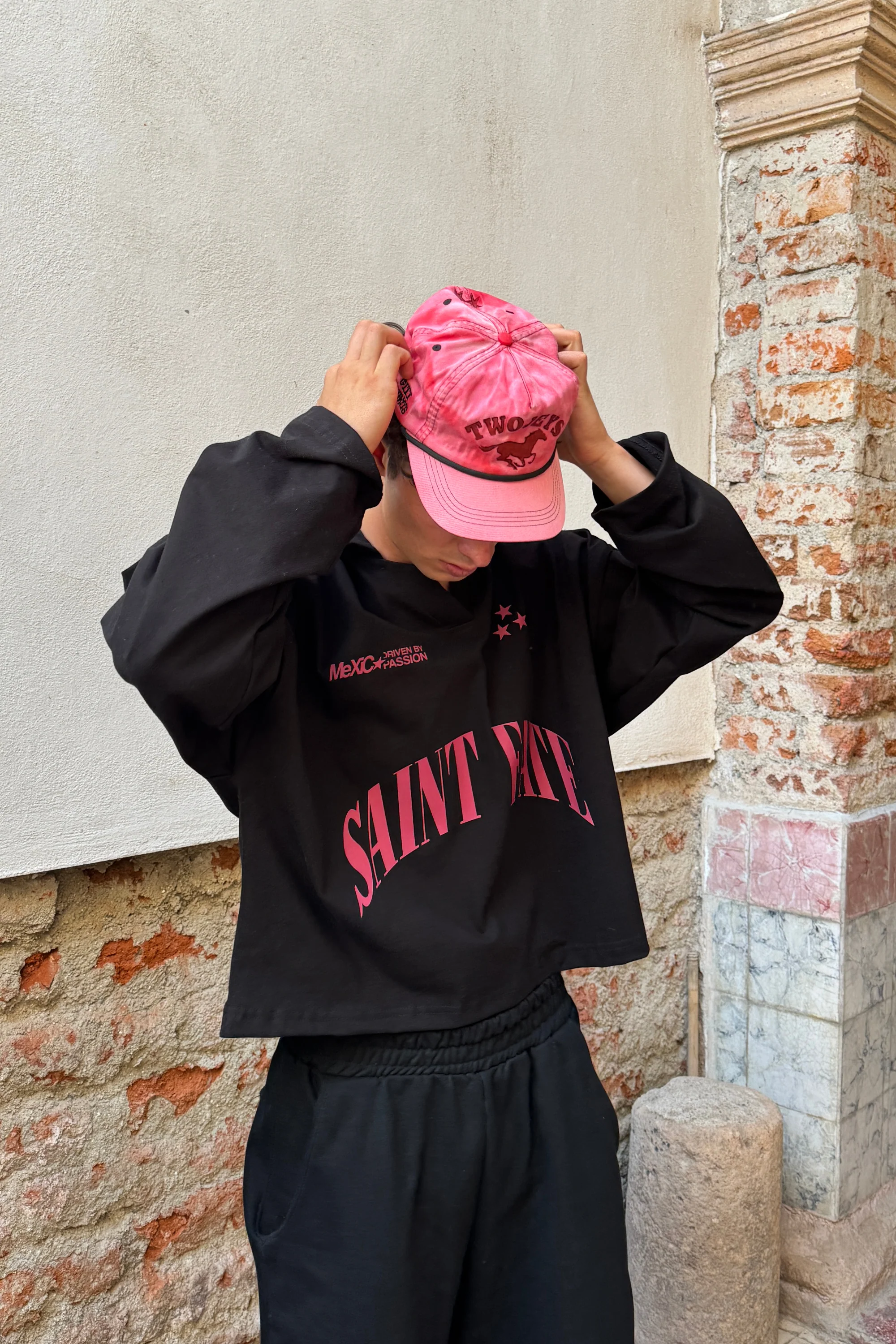 Saint Fate Longsleeve Polo Black - Image 4
