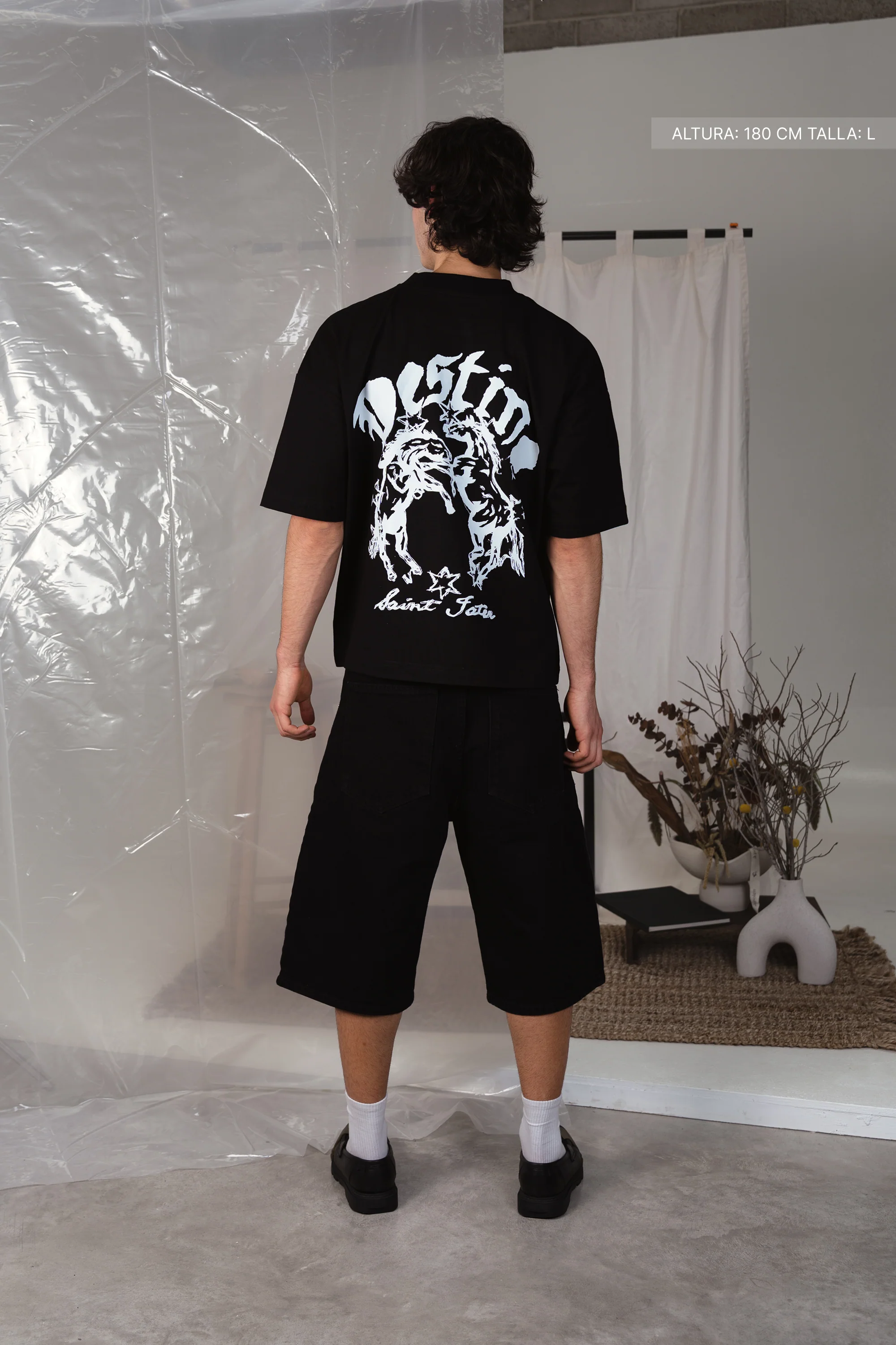 Saint Horses Tee Black - Image 7