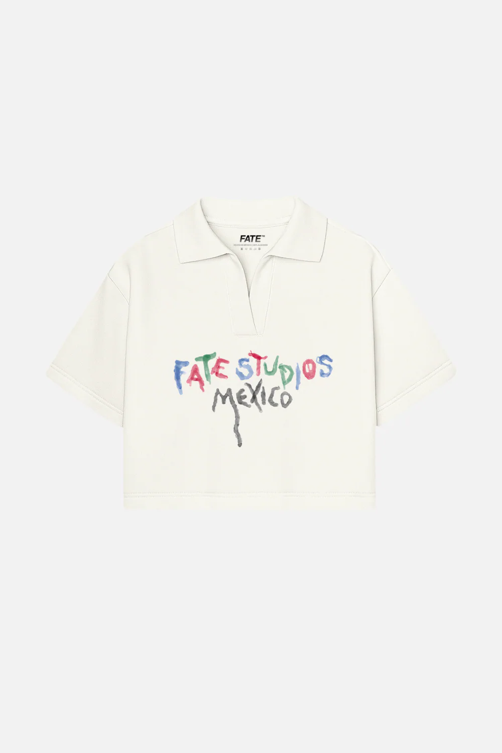 Watercolor Signature Polo Ivory - Image 3