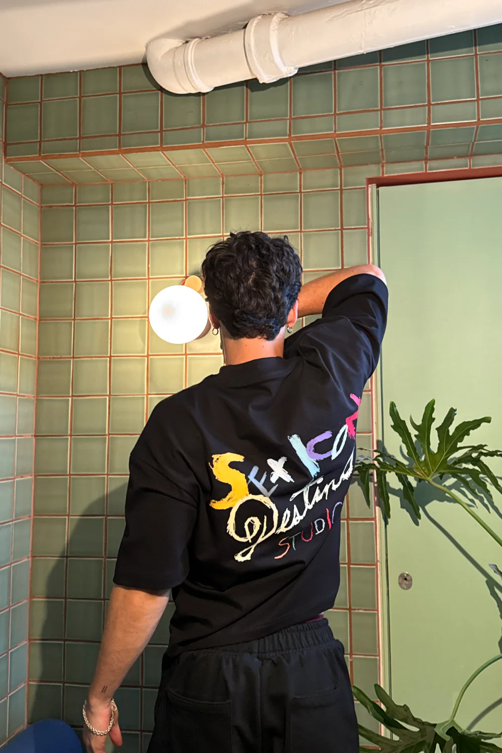 Sex Icon Crayons Tee Black - Image 2