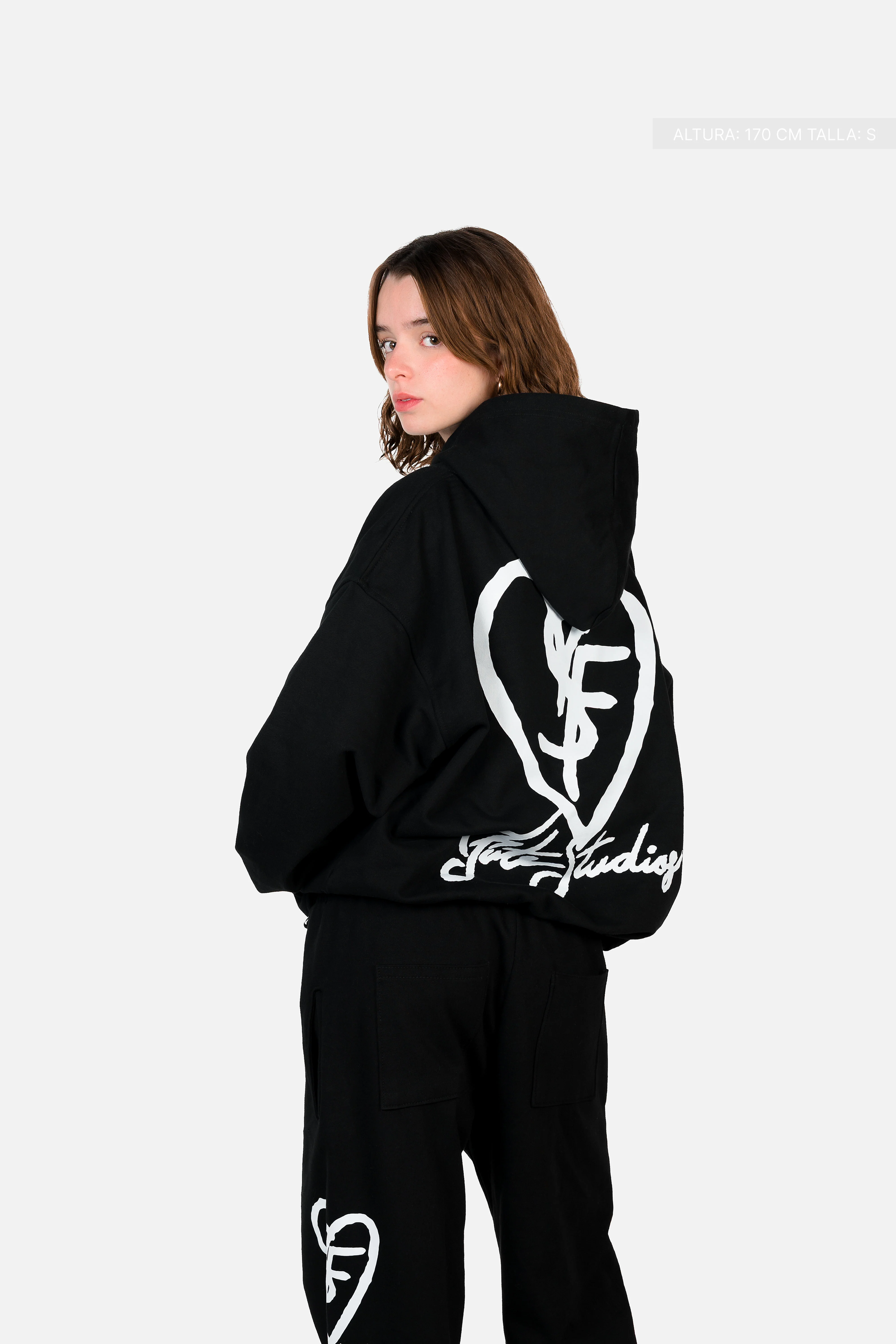 SF Heart Fate Studios Hoodie Vantablack - Image 6